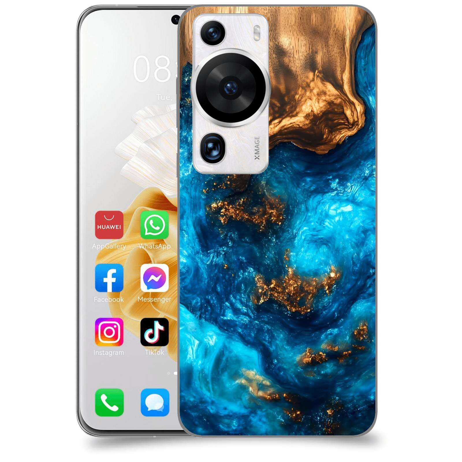 ACOVER Kryt na mobil Huawei P60 Pro - Kosmická hloubka