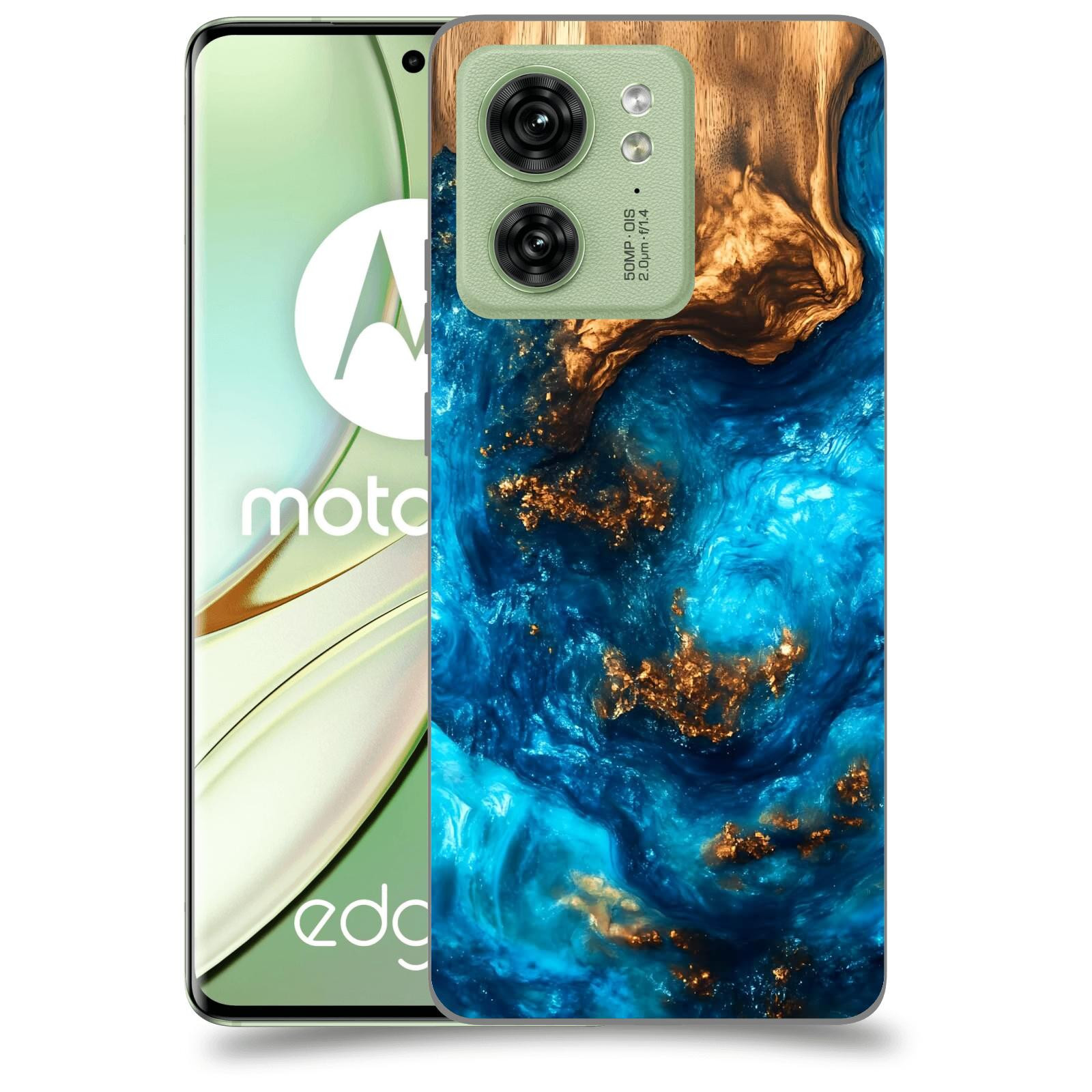 ACOVER Kryt na mobil Motorola EDGE 40 5G - Kosmická hloubka