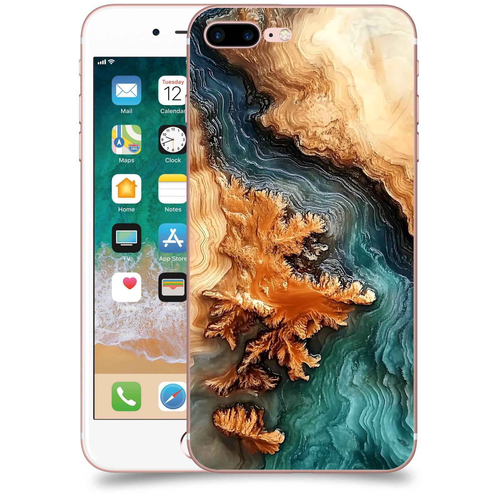 ACOVER Kryt na mobil Apple iPhone 7 Plus - Minerální tok