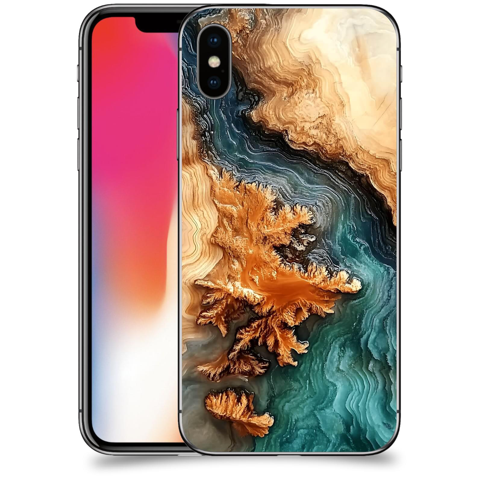 ACOVER Kryt na mobil Apple iPhone X/XS - Minerální tok
