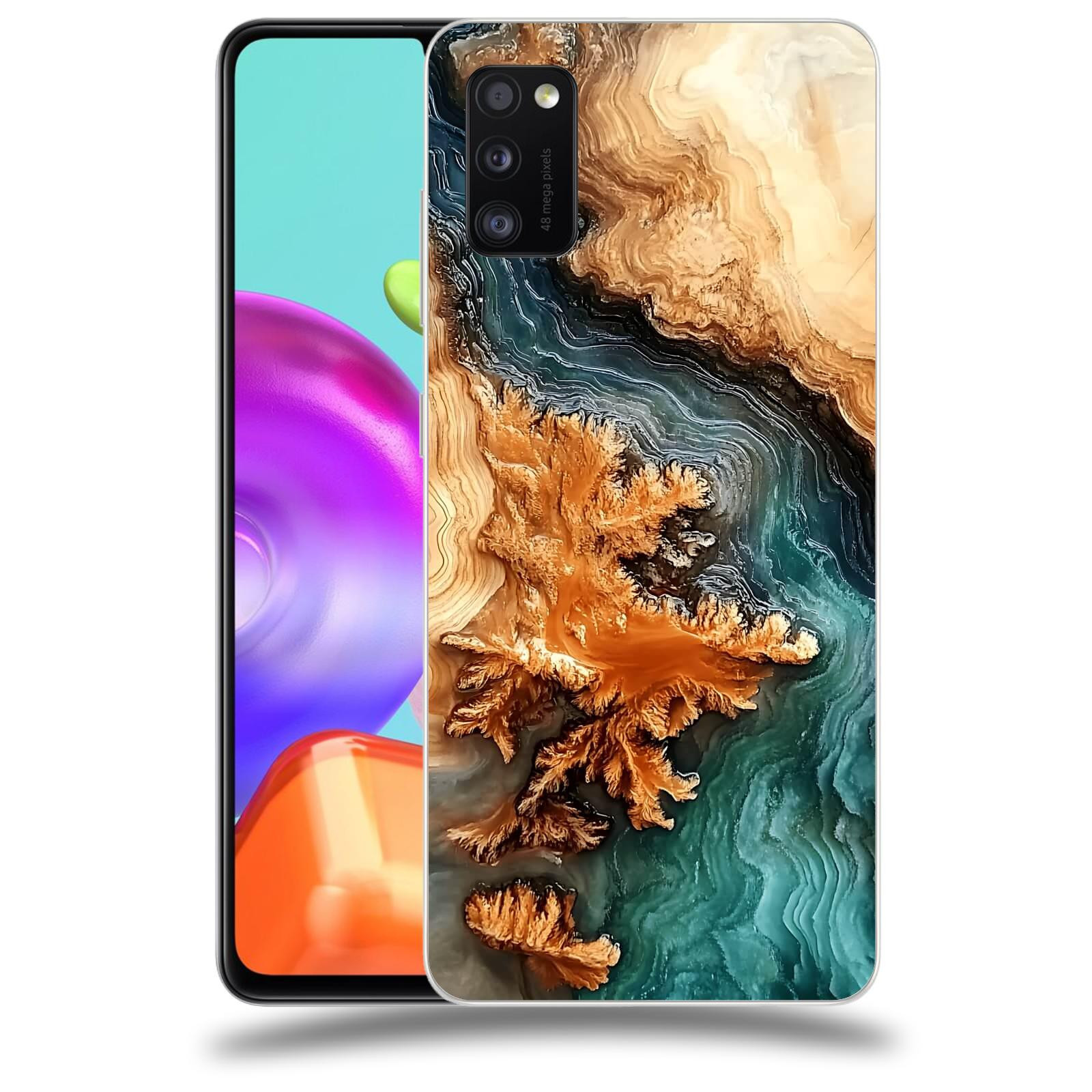 ACOVER Kryt na mobil Samsung Galaxy A41 A415F - Minerální tok
