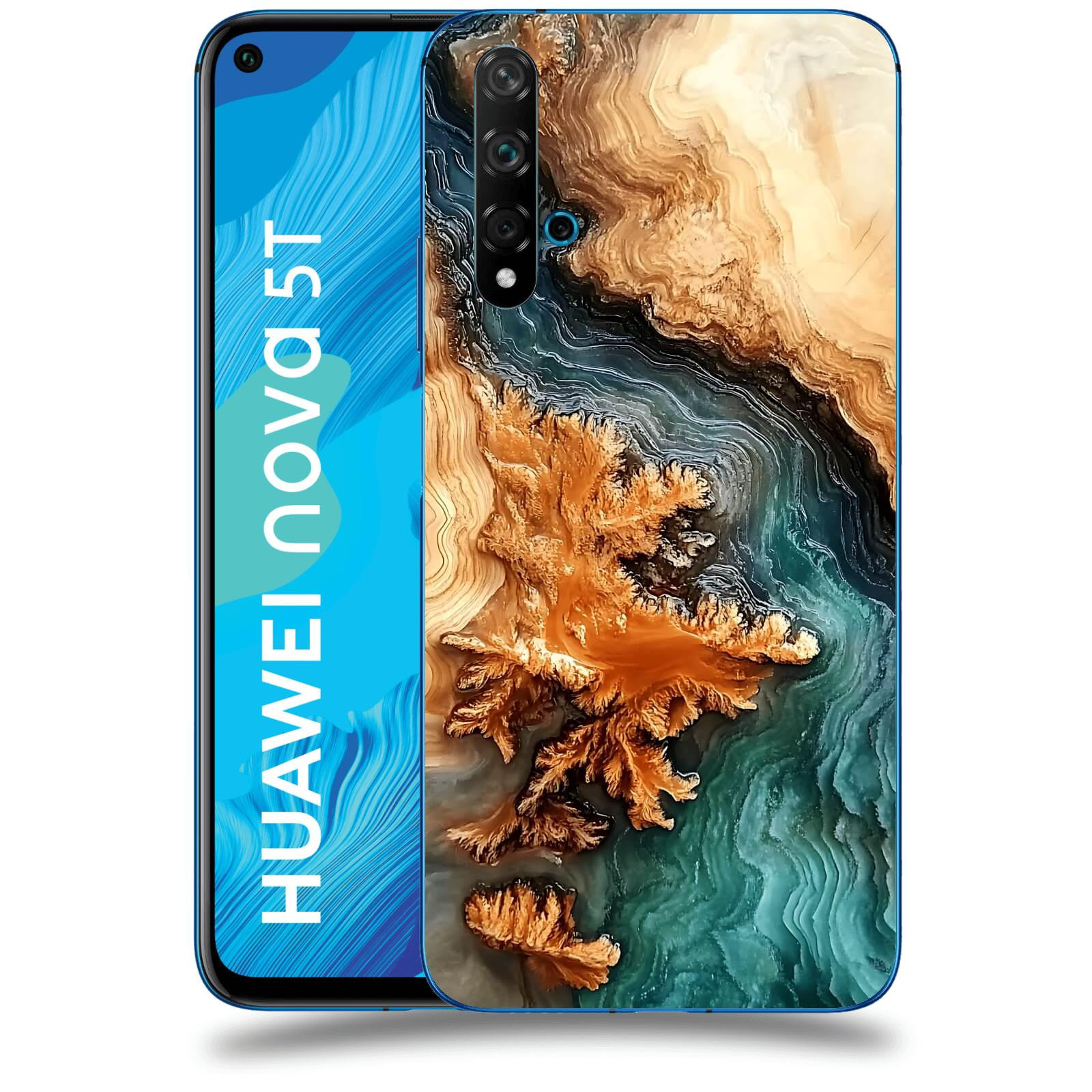 ACOVER Kryt na mobil Huawei Nova 5T - Minerální tok