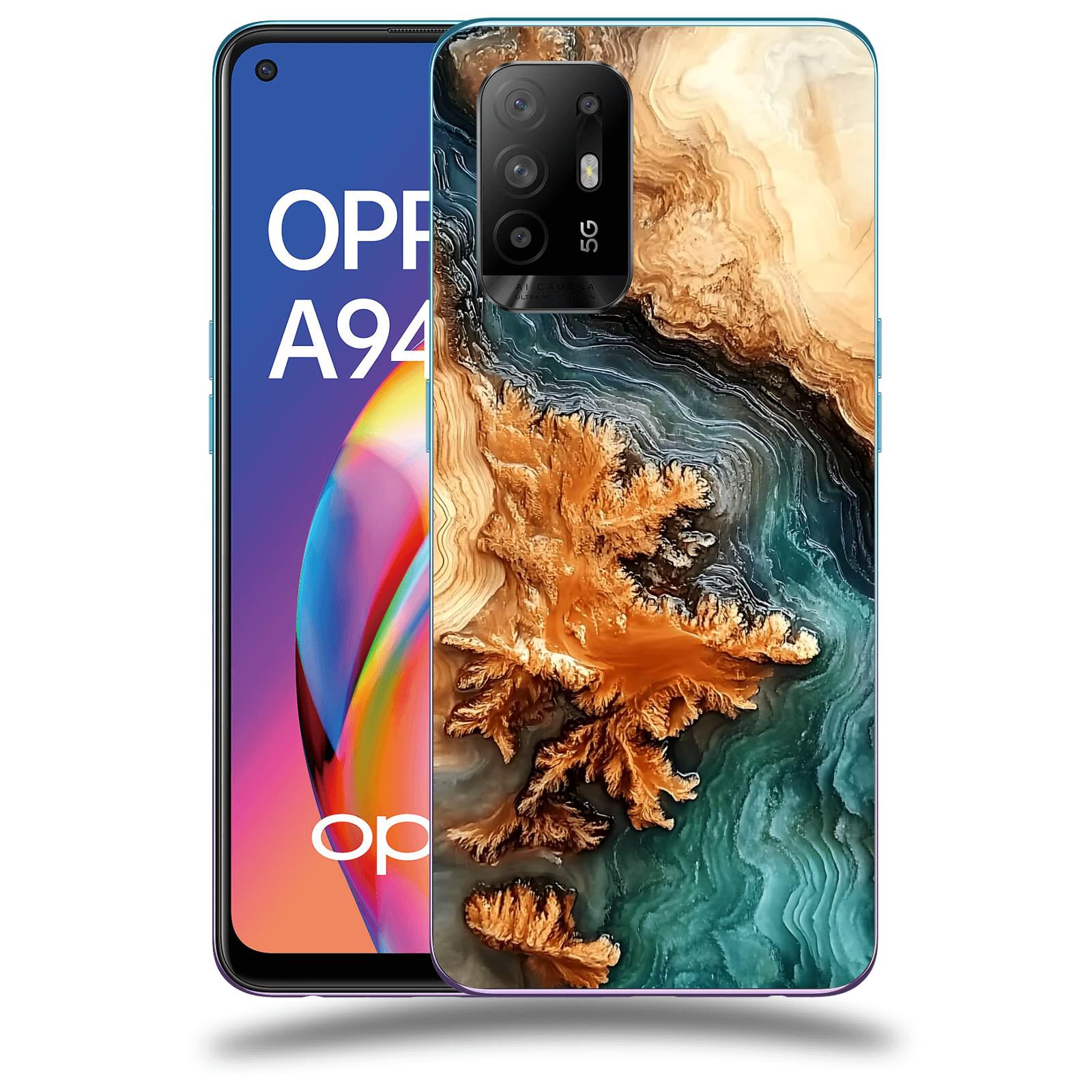 ACOVER Kryt na mobil OPPO A94 5G - Minerální tok