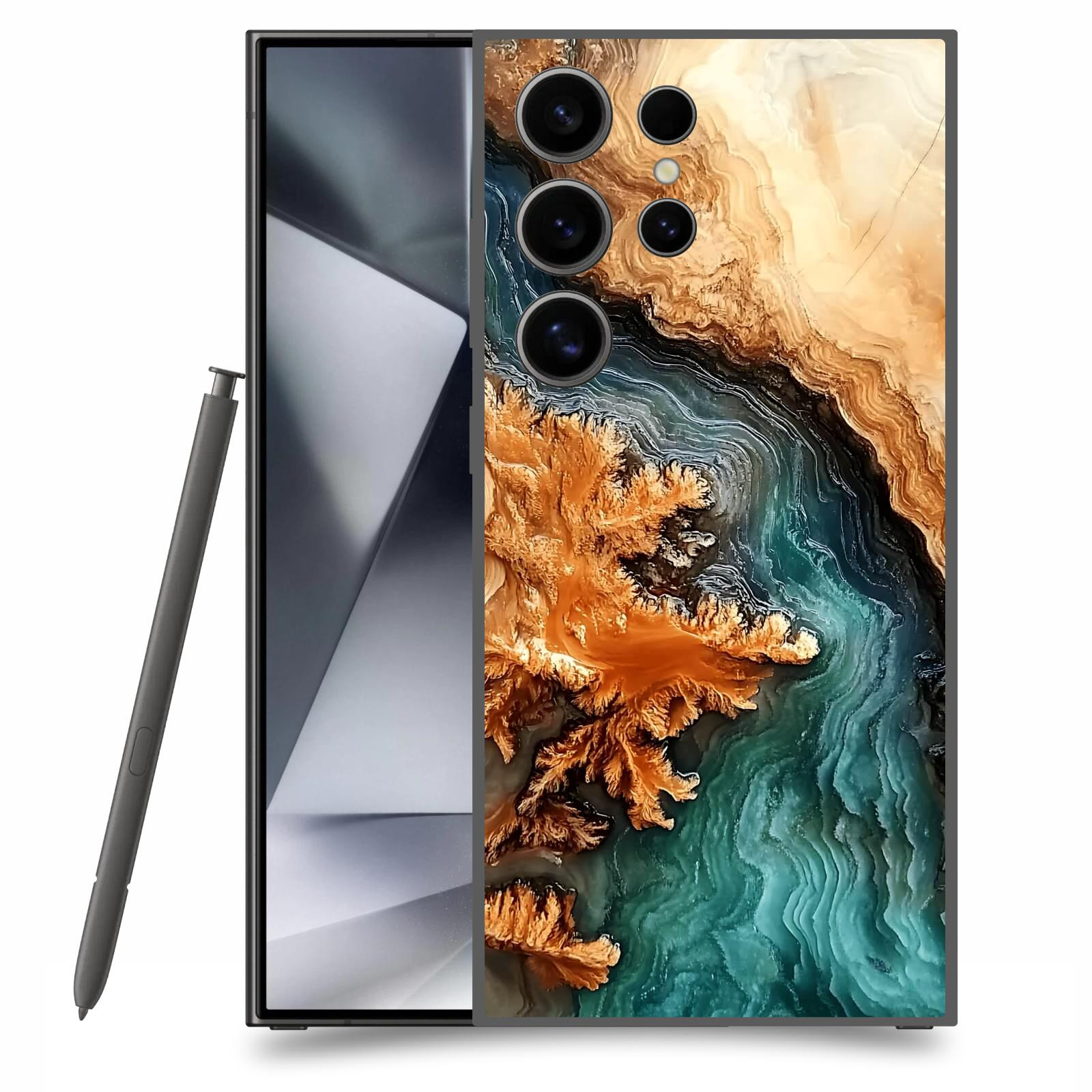 ACOVER Kryt na mobil Samsung Galaxy S24 Ultra - Minerální tok