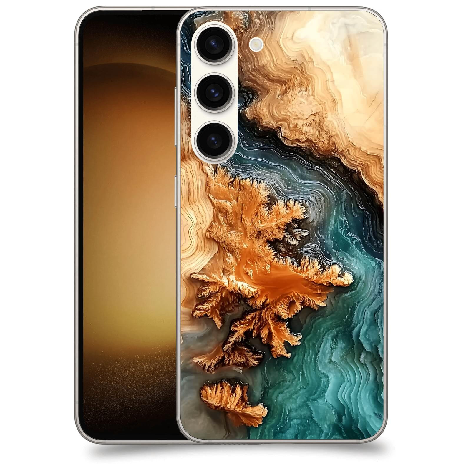 ACOVER Kryt na mobil Samsung Galaxy S23 5G - Minerální tok