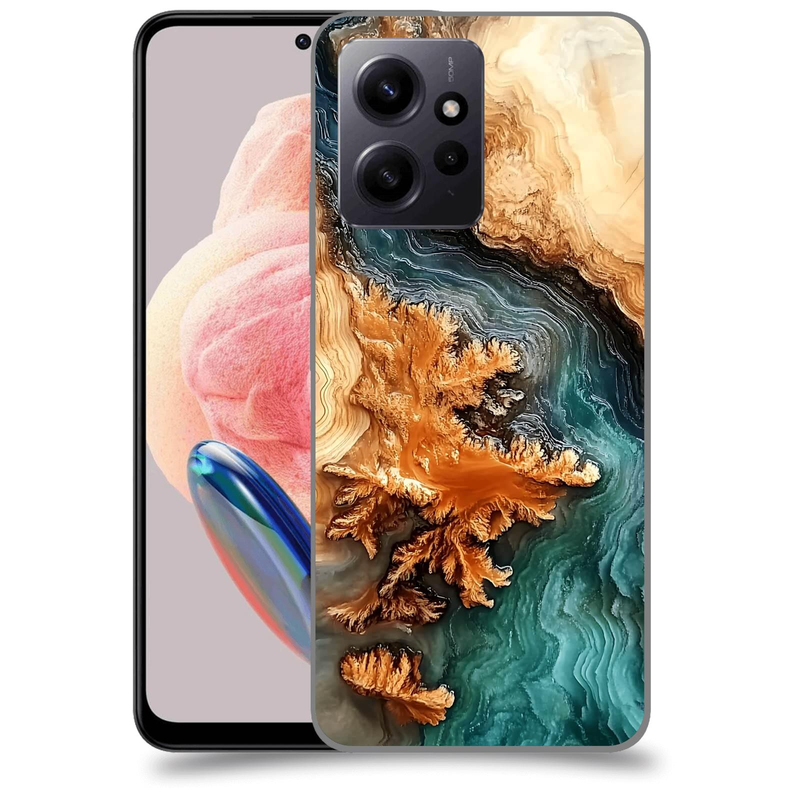 ACOVER Kryt na mobil Xiaomi Redmi Note 12 4G - Minerální tok