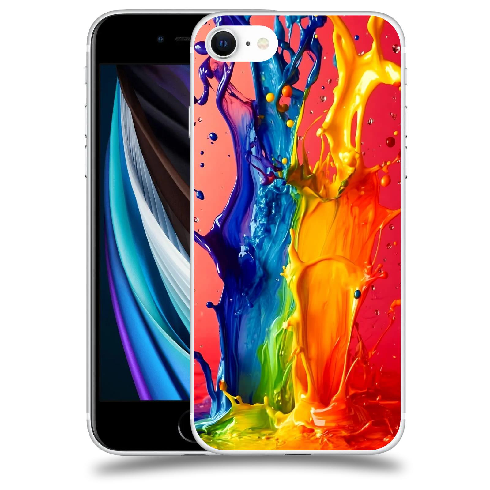 ACOVER Kryt na mobil Apple iPhone SE 2020 - Energie a Srážka