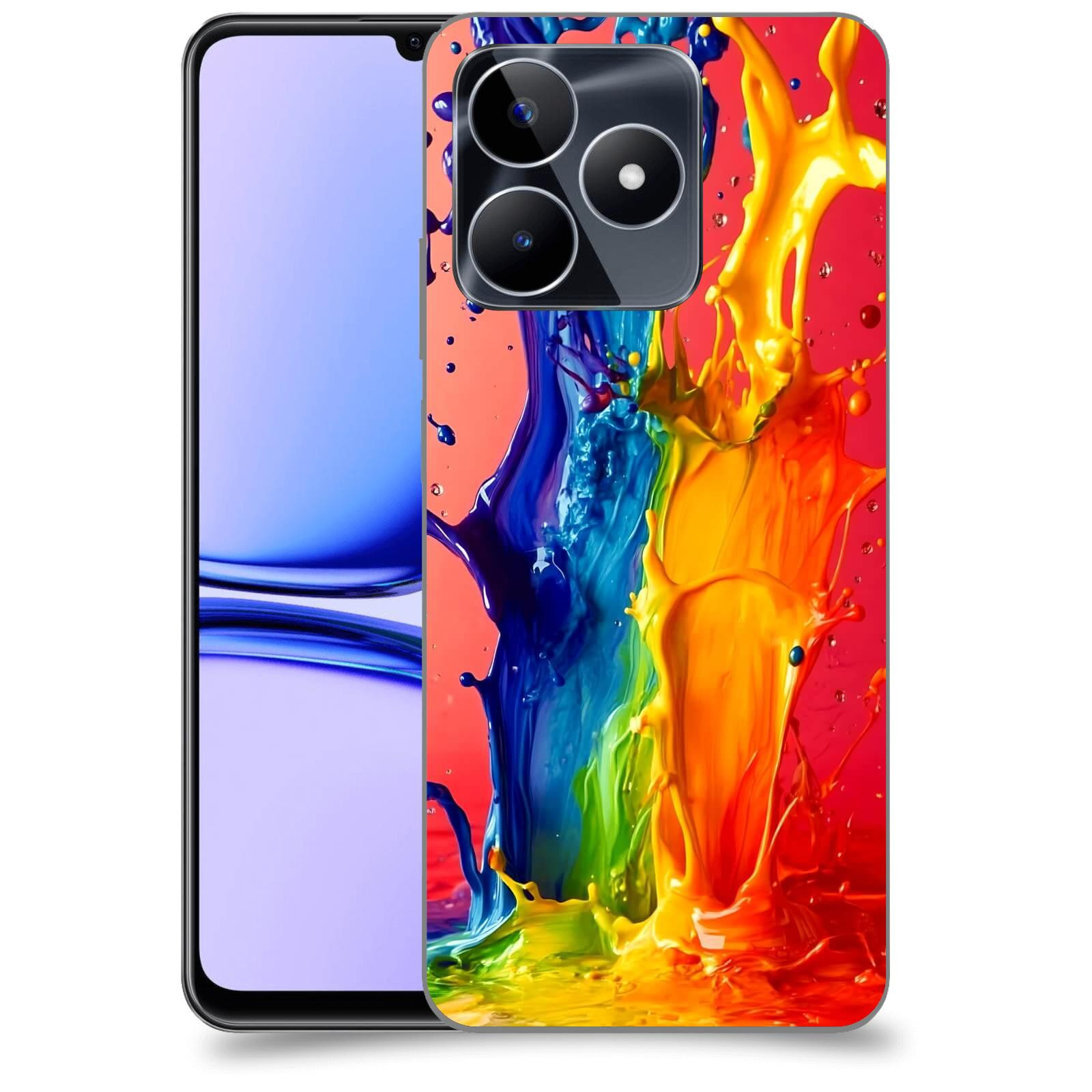 ACOVER Kryt na mobil Realme C53 - Energie a Srážka