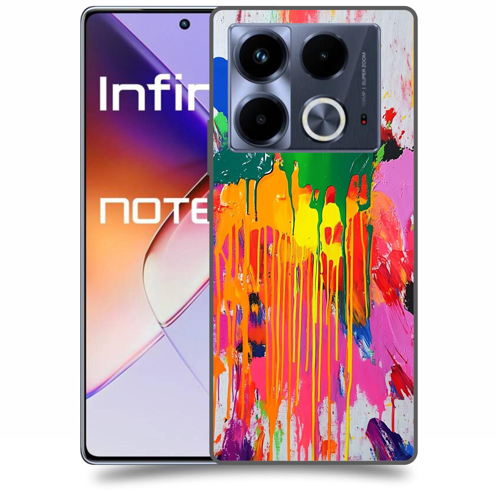 ACOVER Kryt na mobil Infinix Note 40 - Chaos a Expresivita