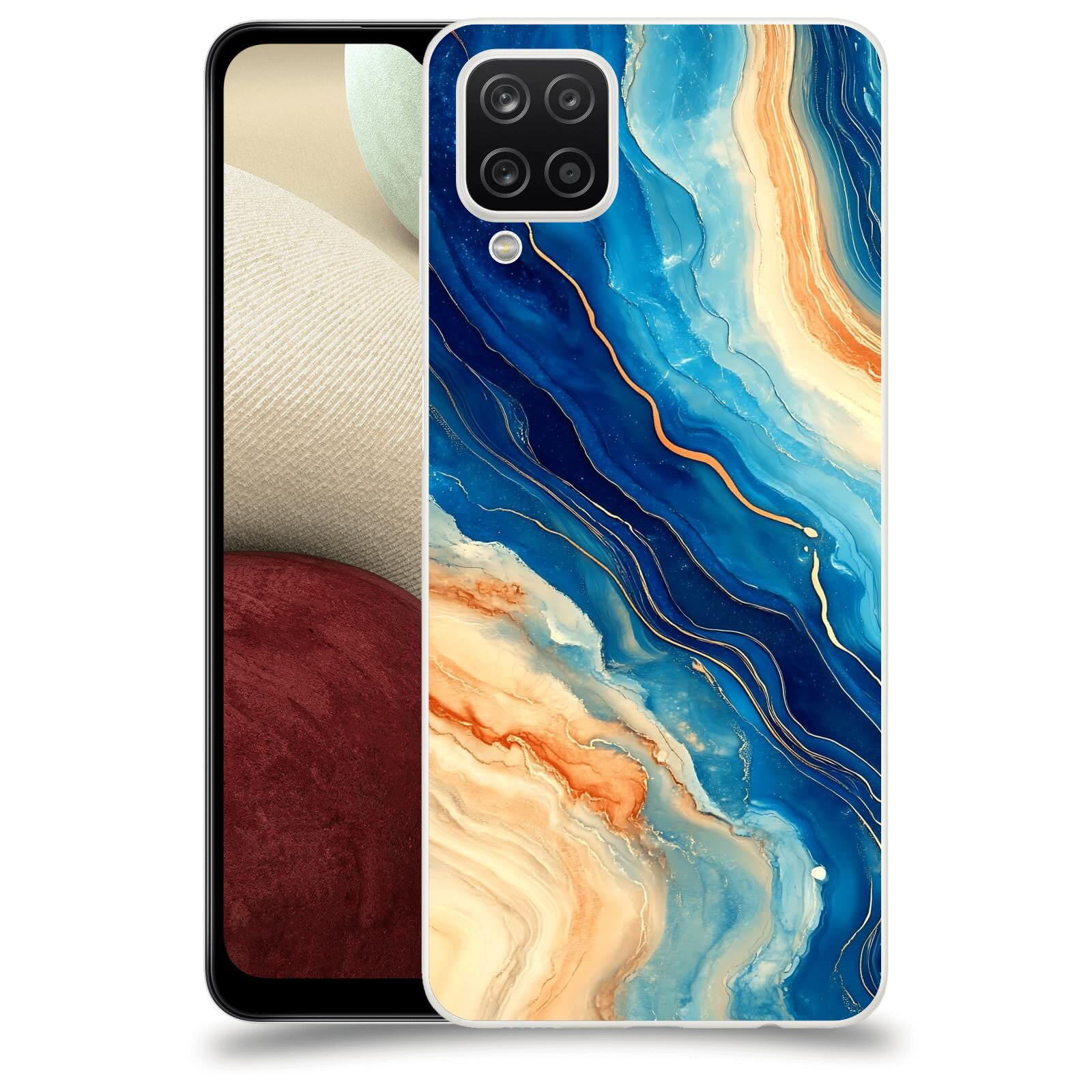 ACOVER Kryt na mobil Samsung Galaxy A12 A125F - Kosmos a Proudění