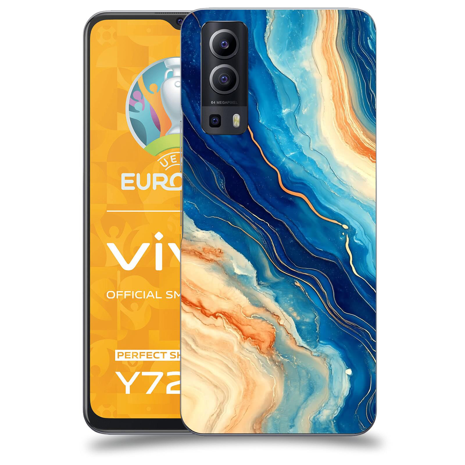 ACOVER Kryt na mobil Vivo Y72 5G - Kosmos a Proudění