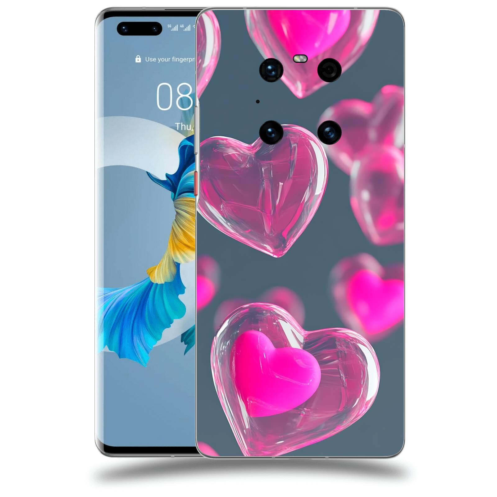 ACOVER Kryt na mobil Huawei Mate 40 Pro - Láska a Jemnost