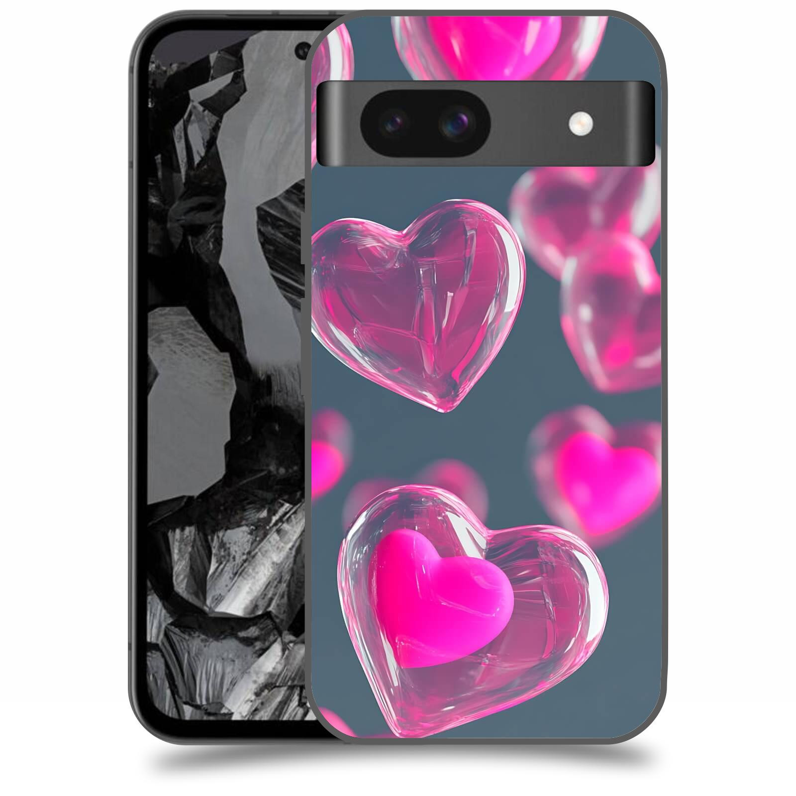 ACOVER Kryt na mobil Google Pixel 8A - Láska a Jemnost