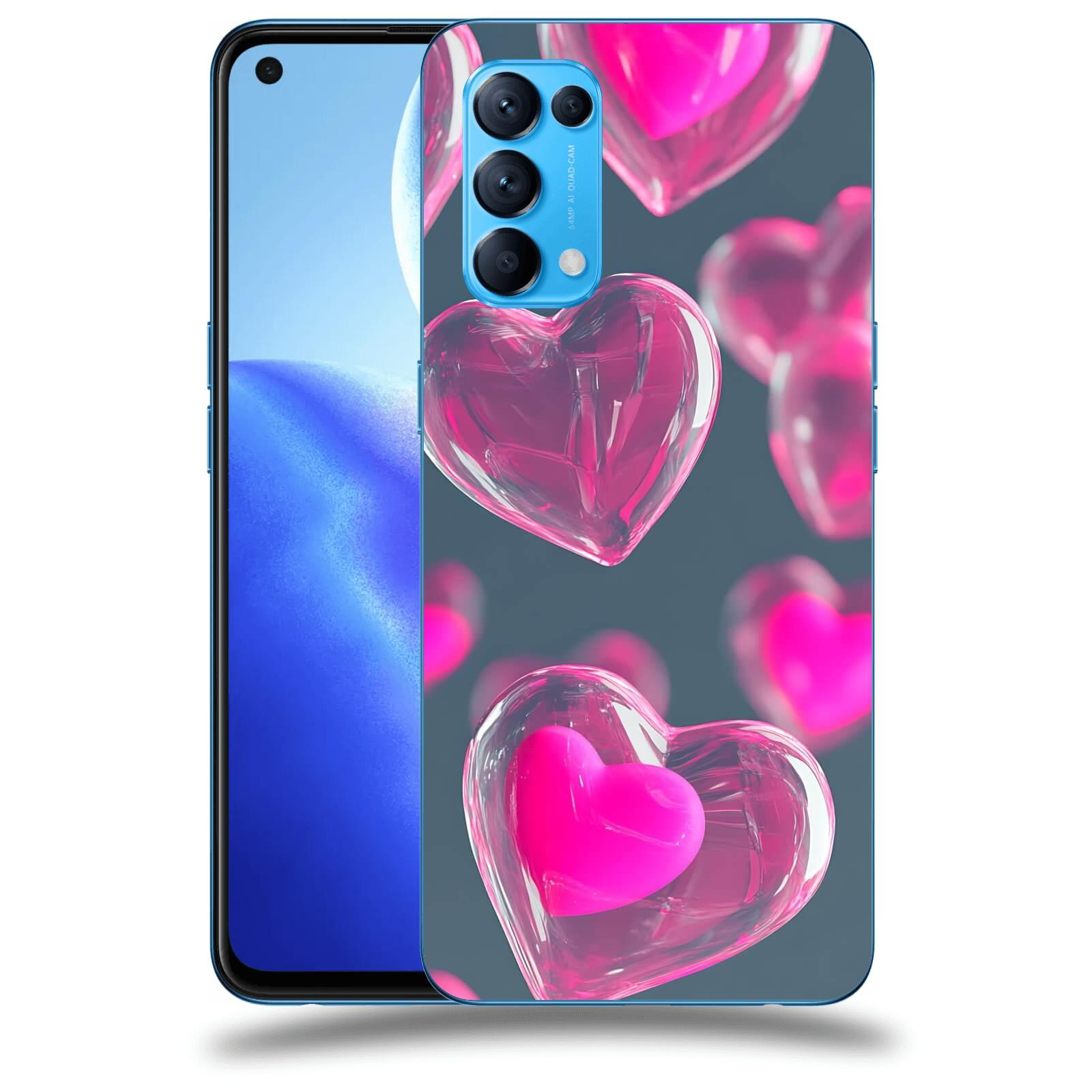 ACOVER Kryt na mobil OPPO Reno 5 5G - Láska a Jemnost