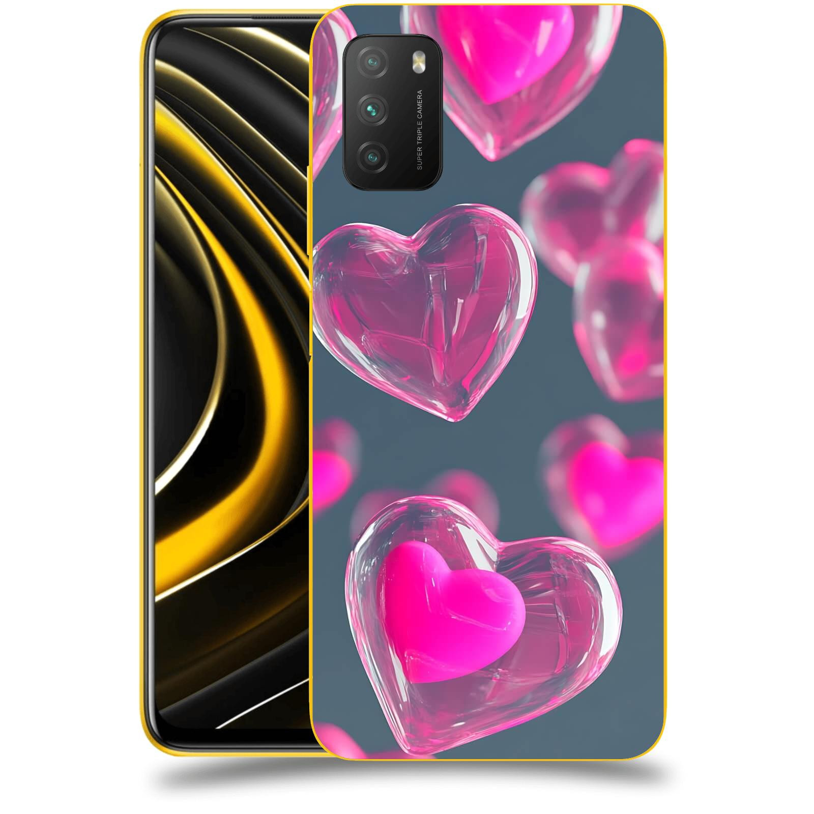 ACOVER Kryt na mobil Xiaomi Poco M3 - Láska a Jemnost
