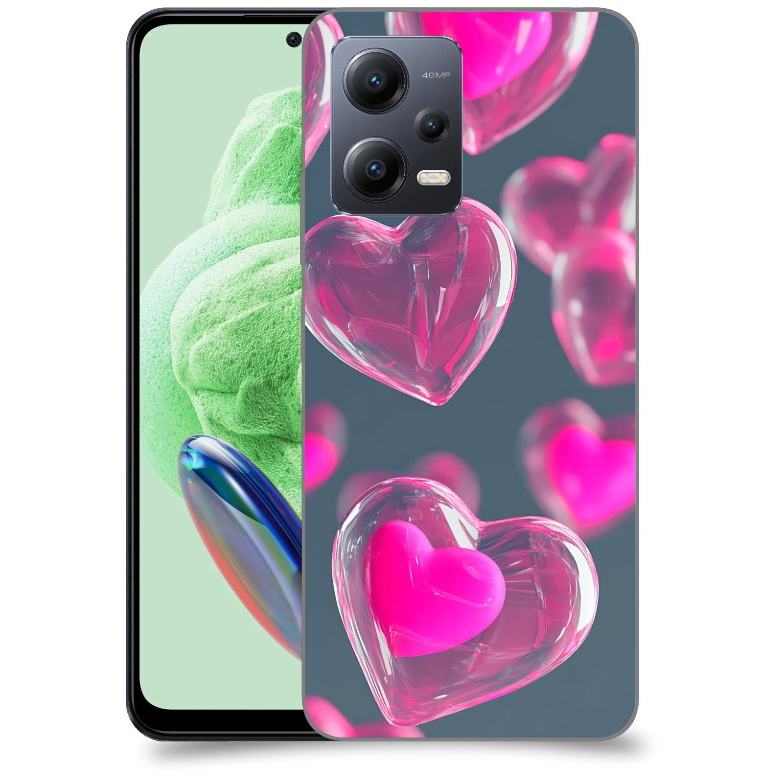 ACOVER Kryt na mobil Xiaomi Redmi Note 12 PRO 5G - Láska a Jemnost
