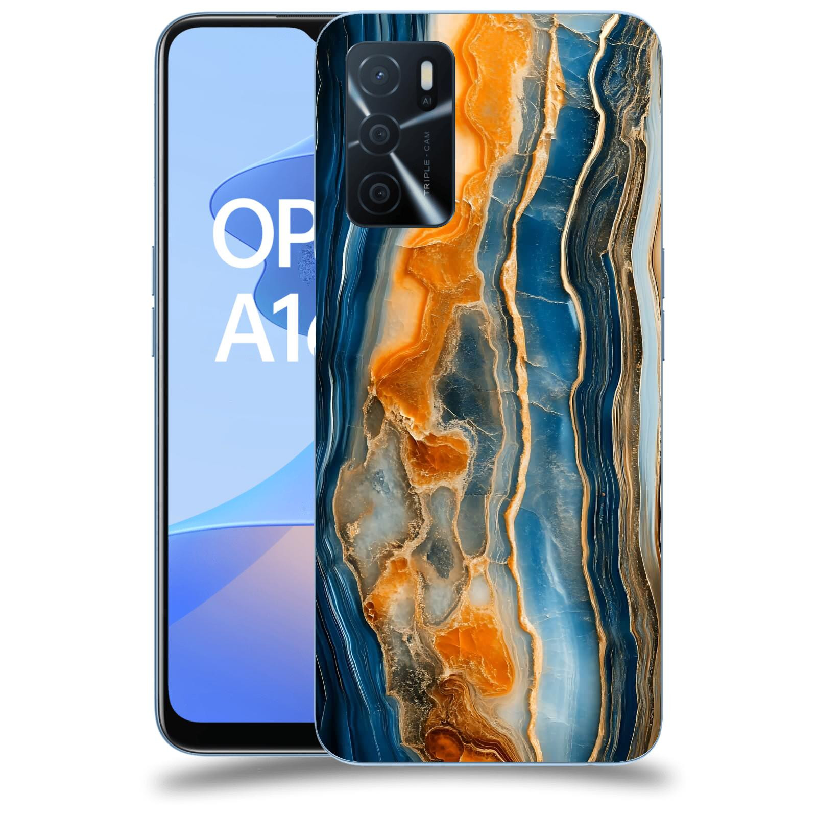 ACOVER Kryt na mobil OPPO A16s - Minerál a Energie