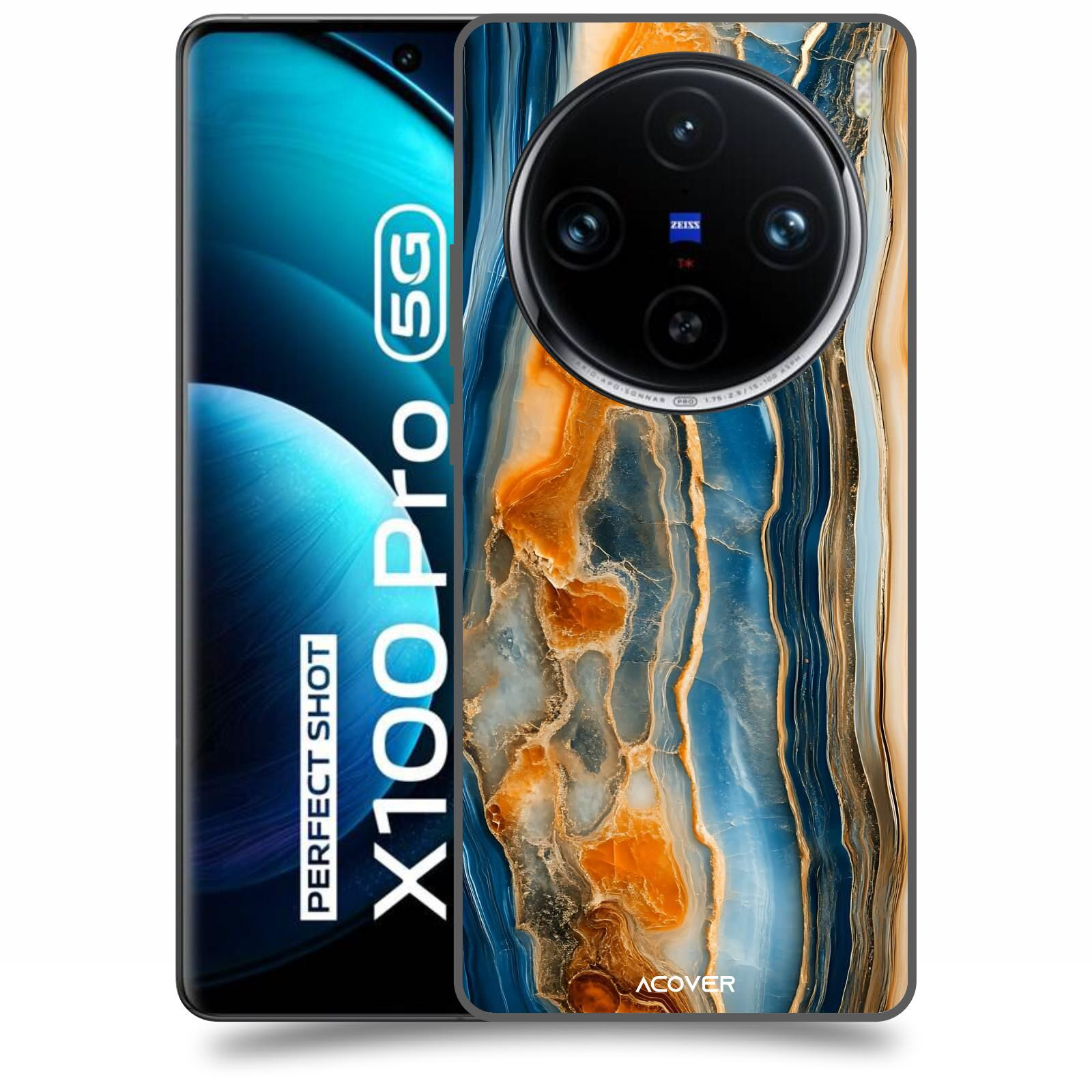 ACOVER Kryt na mobil Vivo X100 Pro - Minerál a Energie