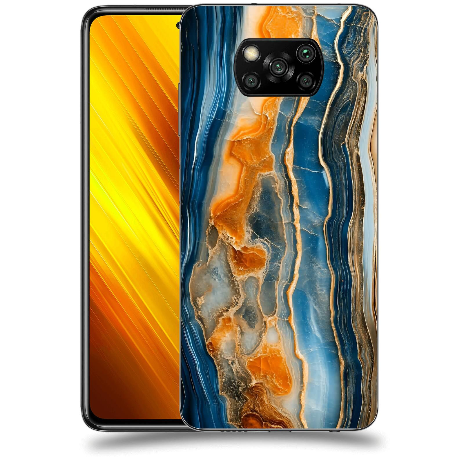 ACOVER Kryt na mobil Xiaomi Poco X3 - Minerál a Energie