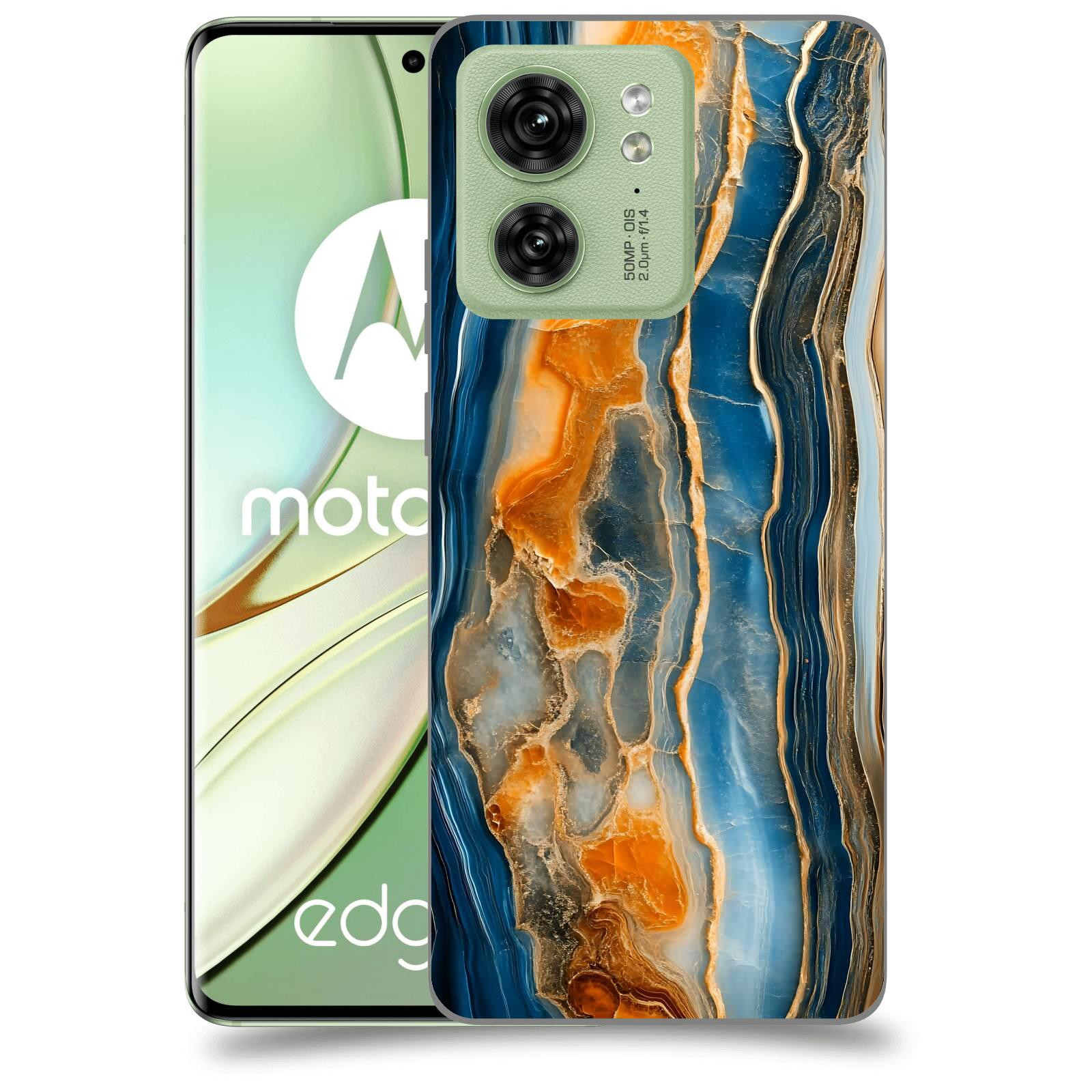 ACOVER Kryt na mobil Motorola EDGE 40 5G - Minerál a Energie