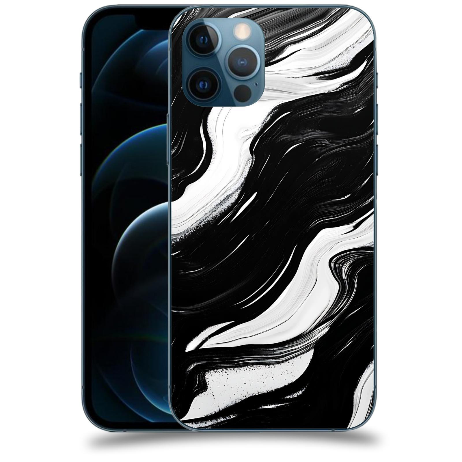 ACOVER Kryt na mobil Apple iPhone 12 Pro - Monochromie a Proudění