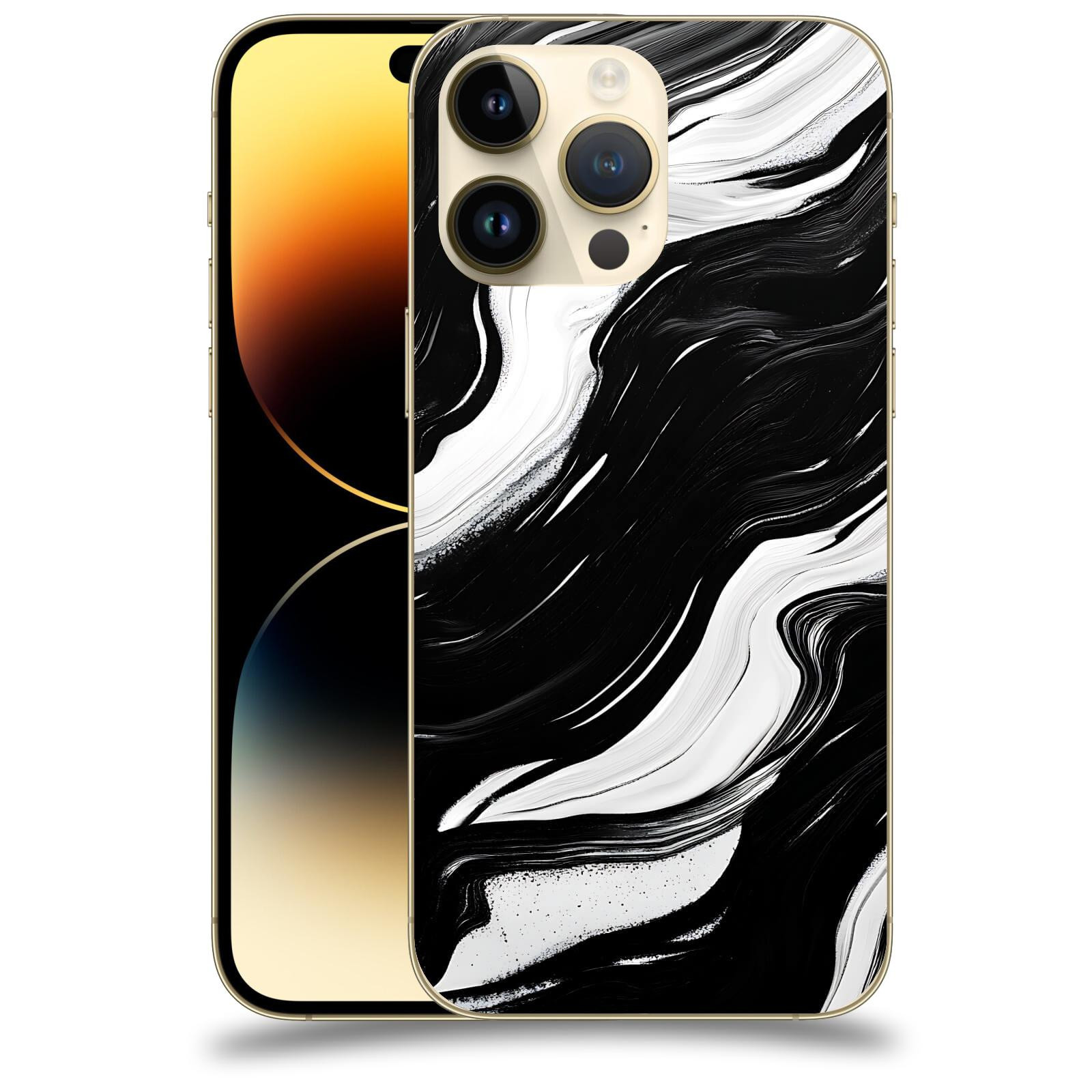 ACOVER Kryt na mobil Apple iPhone 14 Pro Max - Monochromie a Proudění