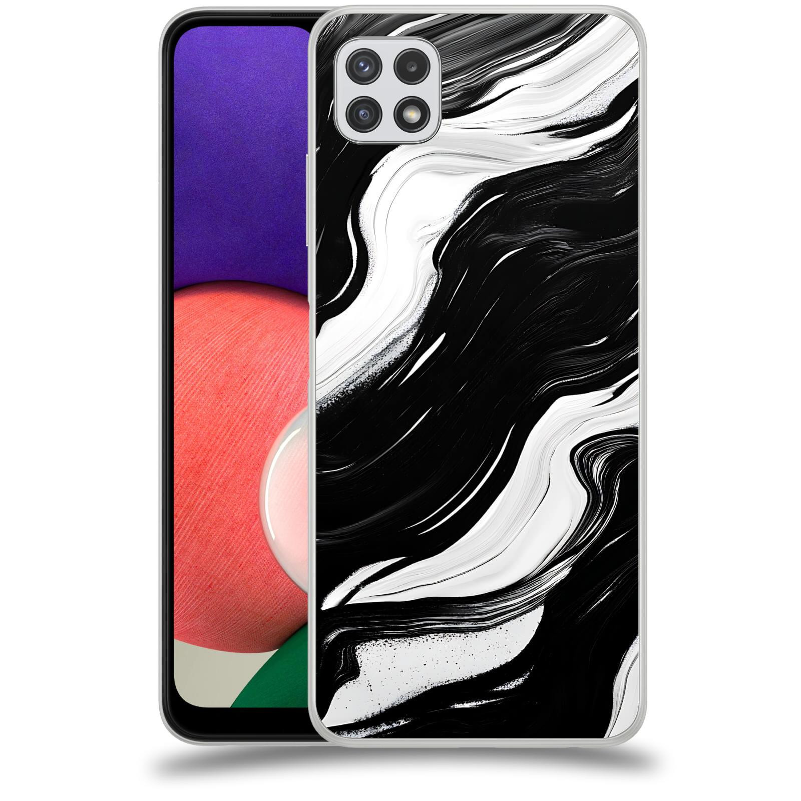 ACOVER Kryt na mobil Samsung Galaxy A22 A225F - Monochromie a Proudění