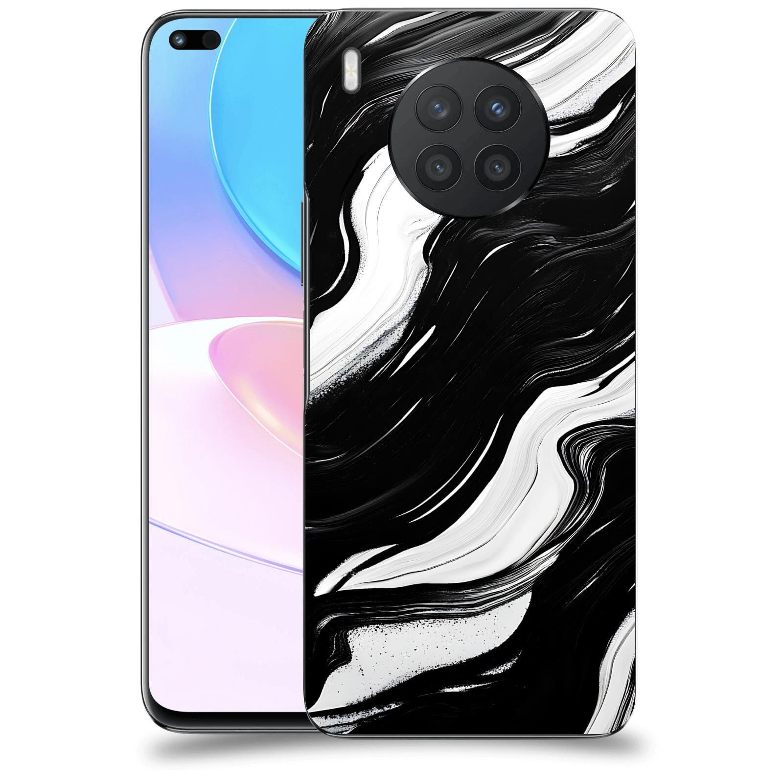 ACOVER Kryt na mobil Honor 50 Lite - Monochromie a Proudění