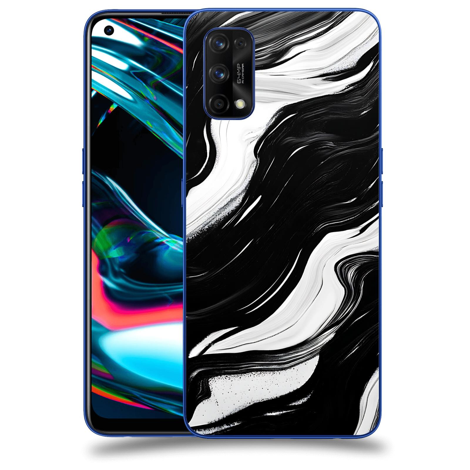 ACOVER Kryt na mobil Realme 7 Pro - Monochromie a Proudění