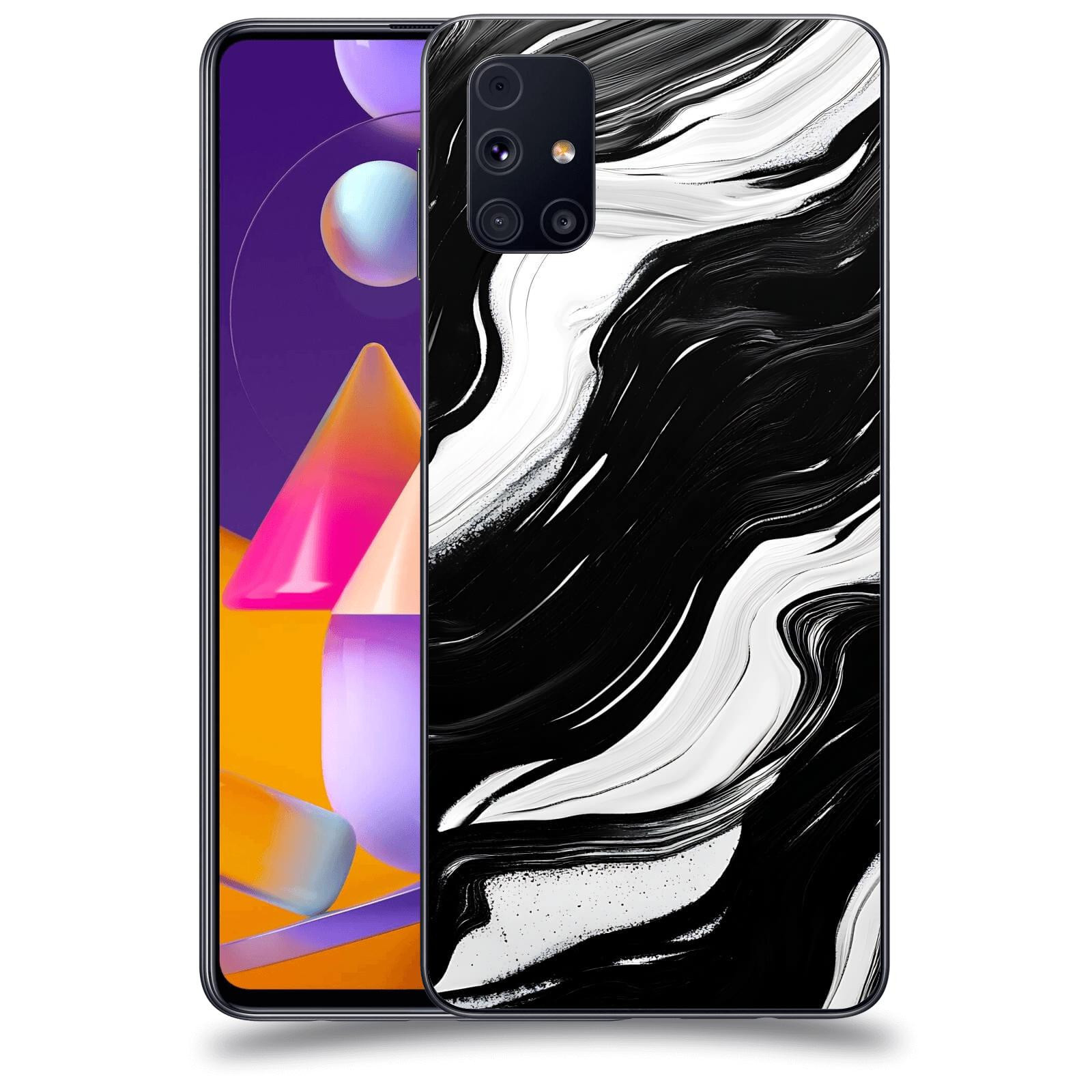 ACOVER Kryt na mobil Samsung Galaxy M31s - Monochromie a Proudění