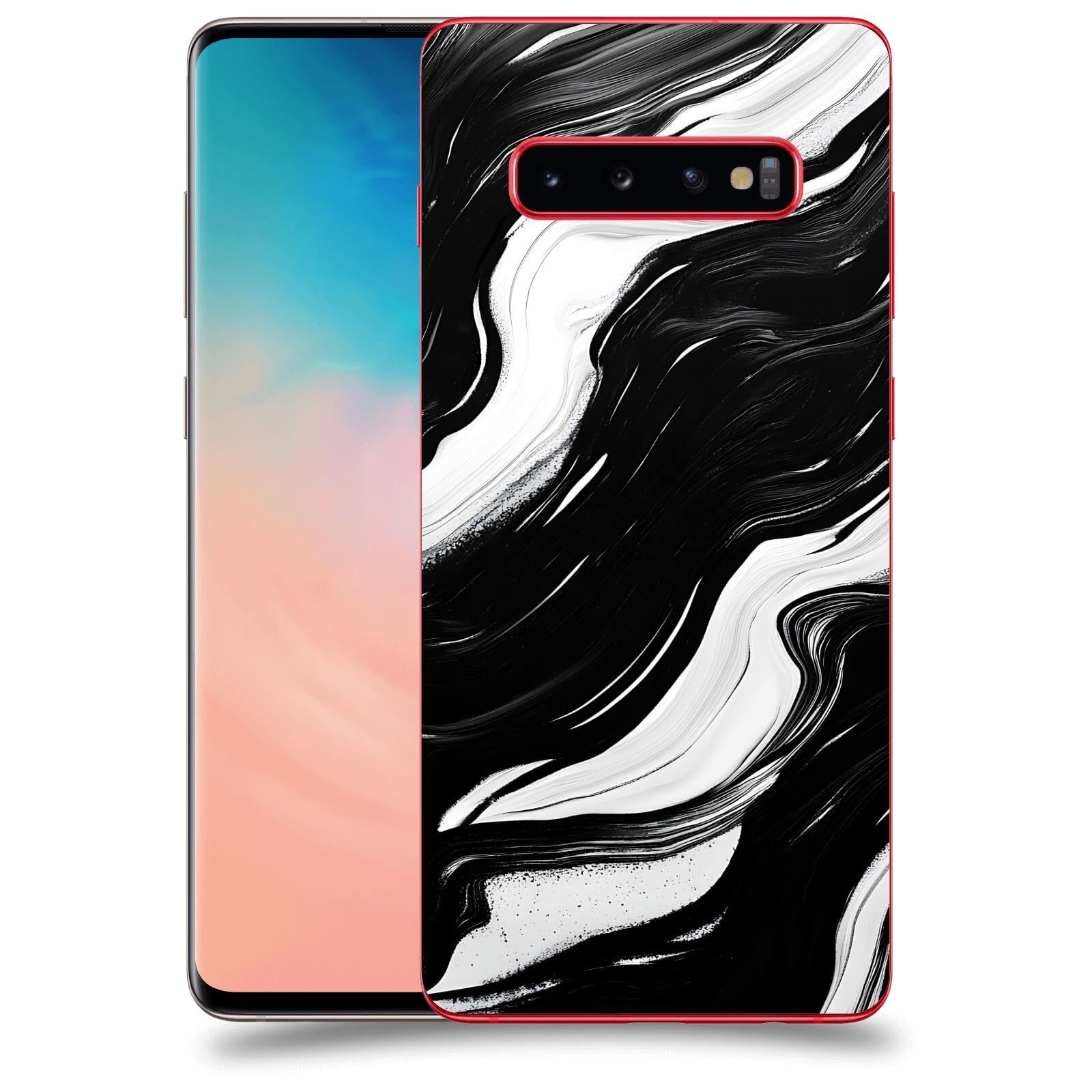 ACOVER Kryt na mobil Samsung Galaxy S10 Plus G975 - Monochromie a Proudění