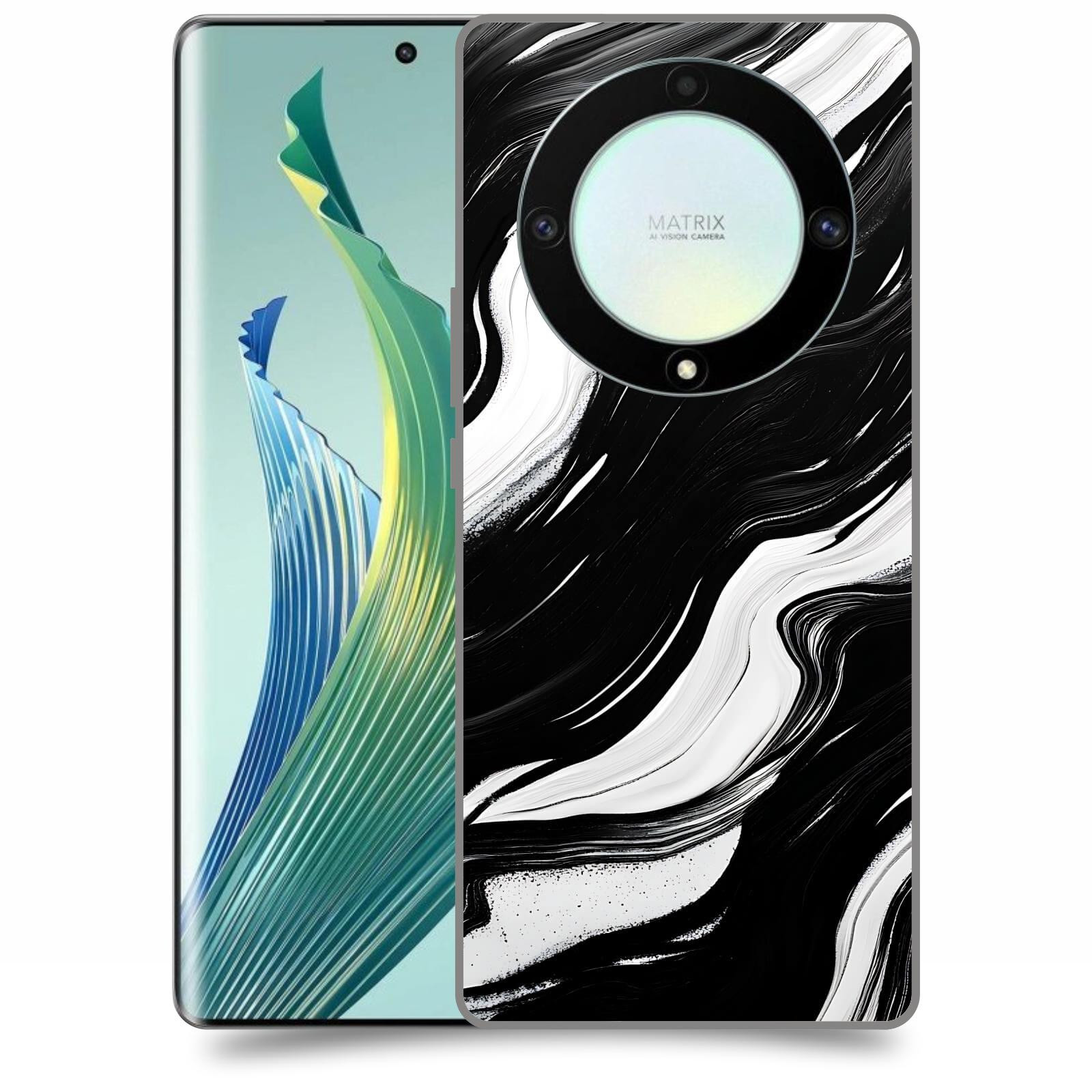 ACOVER Kryt na mobil Honor Magic 5 Lite 5G - Monochromie a Proudění