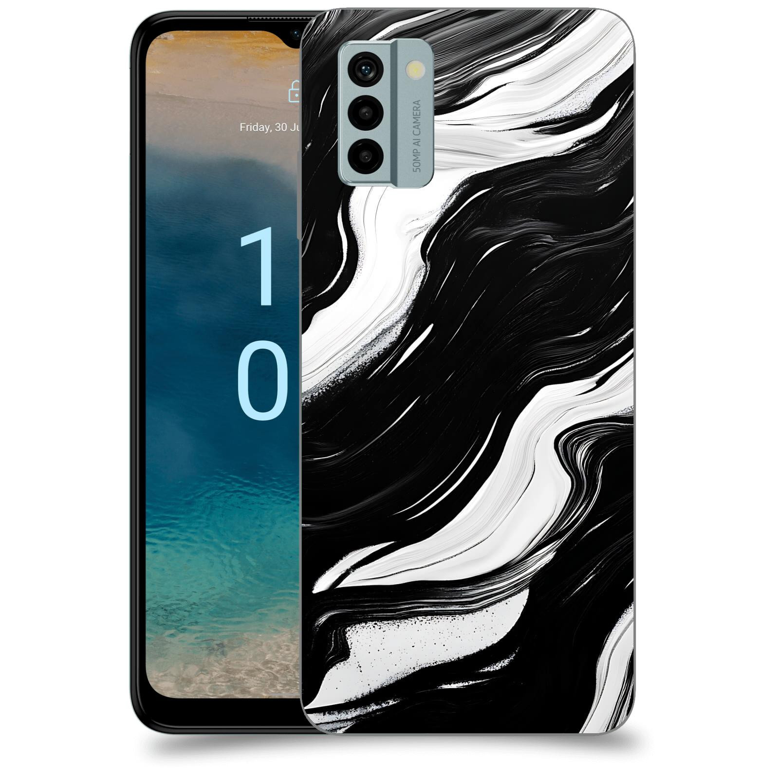 ACOVER Kryt na mobil Nokia G22 - Monochromie a Proudění