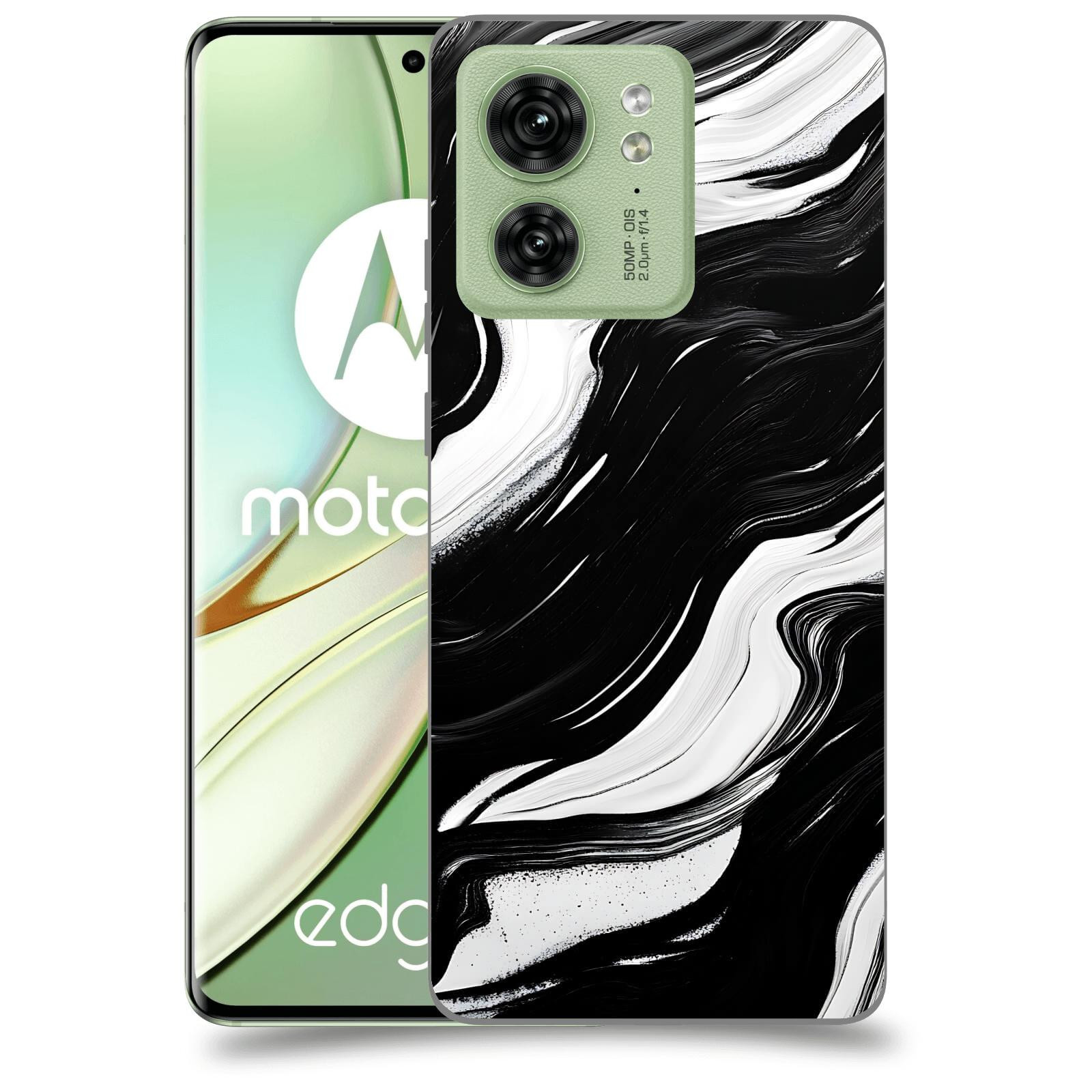 ACOVER Kryt na mobil Motorola EDGE 40 5G - Monochromie a Proudění