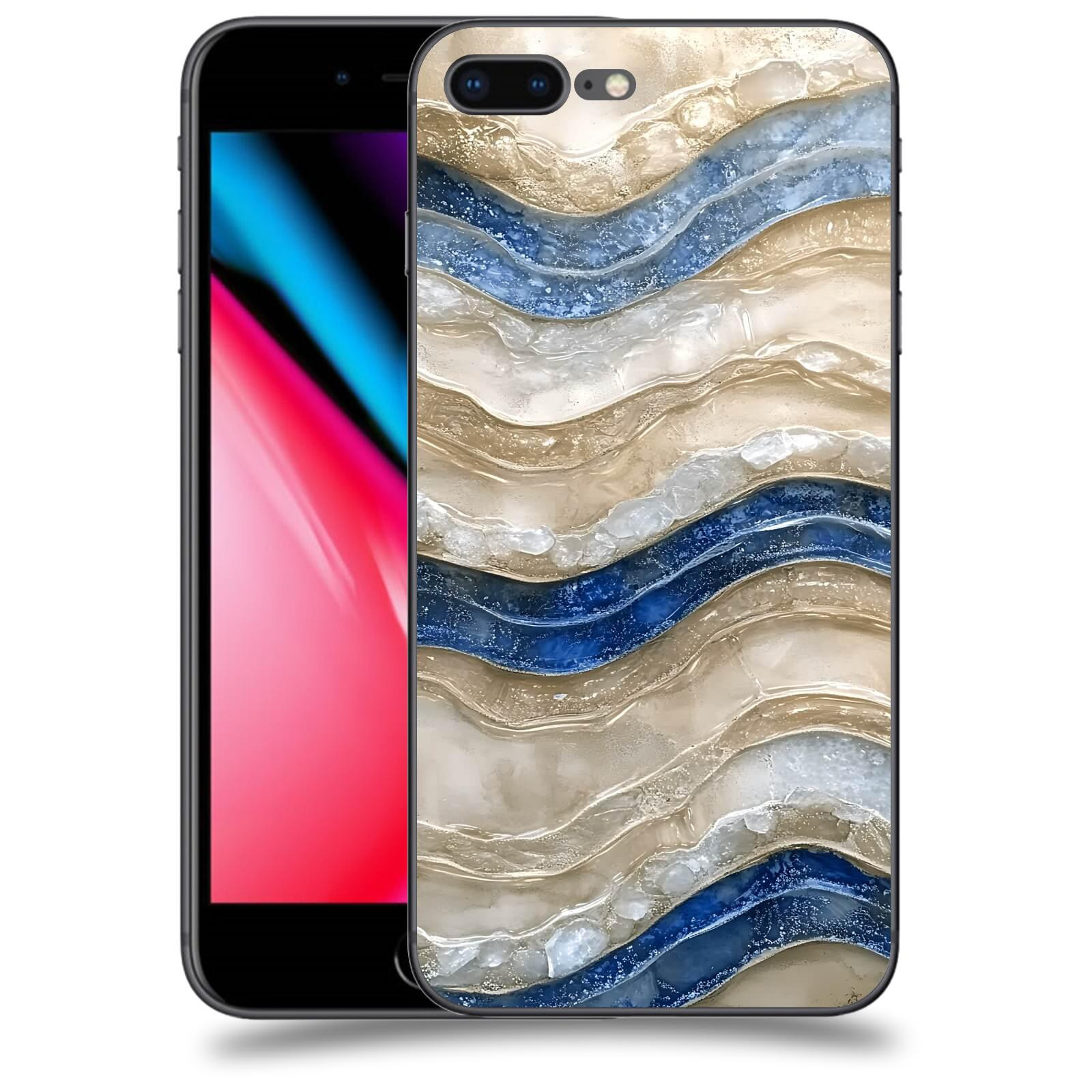 ACOVER Kryt na mobil Apple iPhone 8 Plus - Struktura a Harmonie