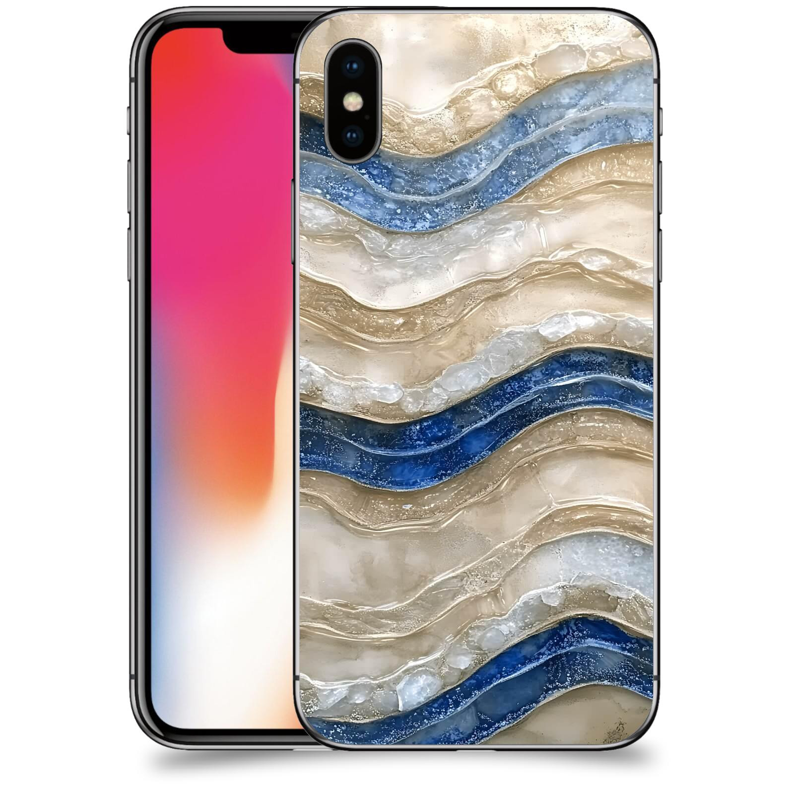 ACOVER Kryt na mobil Apple iPhone X/XS - Struktura a Harmonie