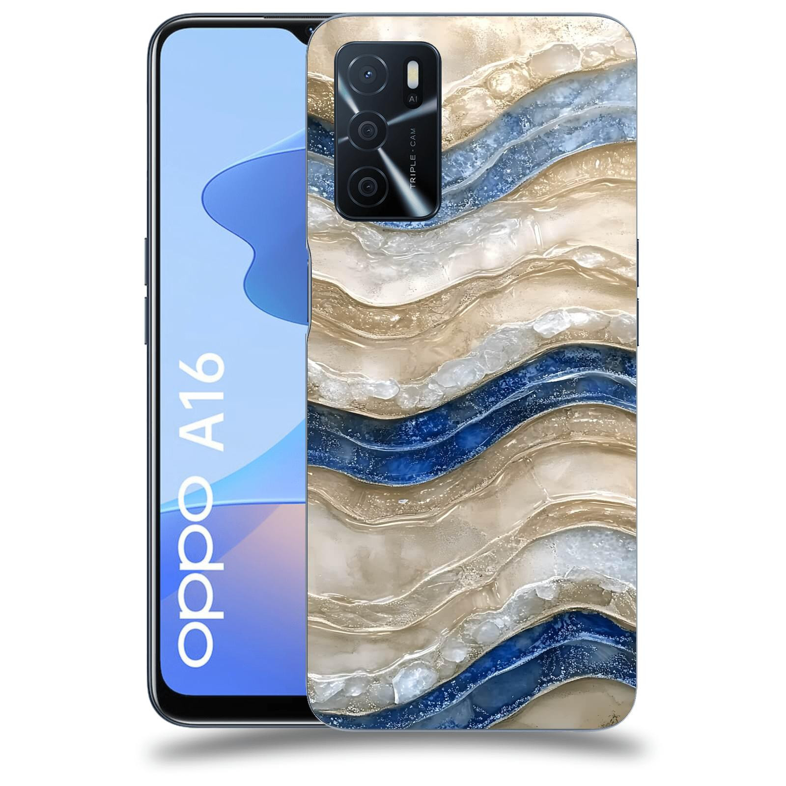 ACOVER Kryt na mobil OPPO A16 - Struktura a Harmonie