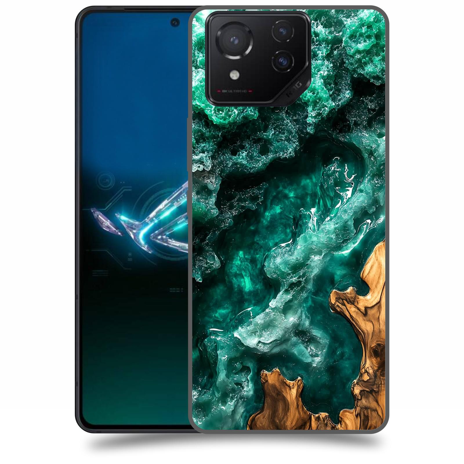 ACOVER Kryt na mobil Asus ROG Phone 8 - Forest Wood I
