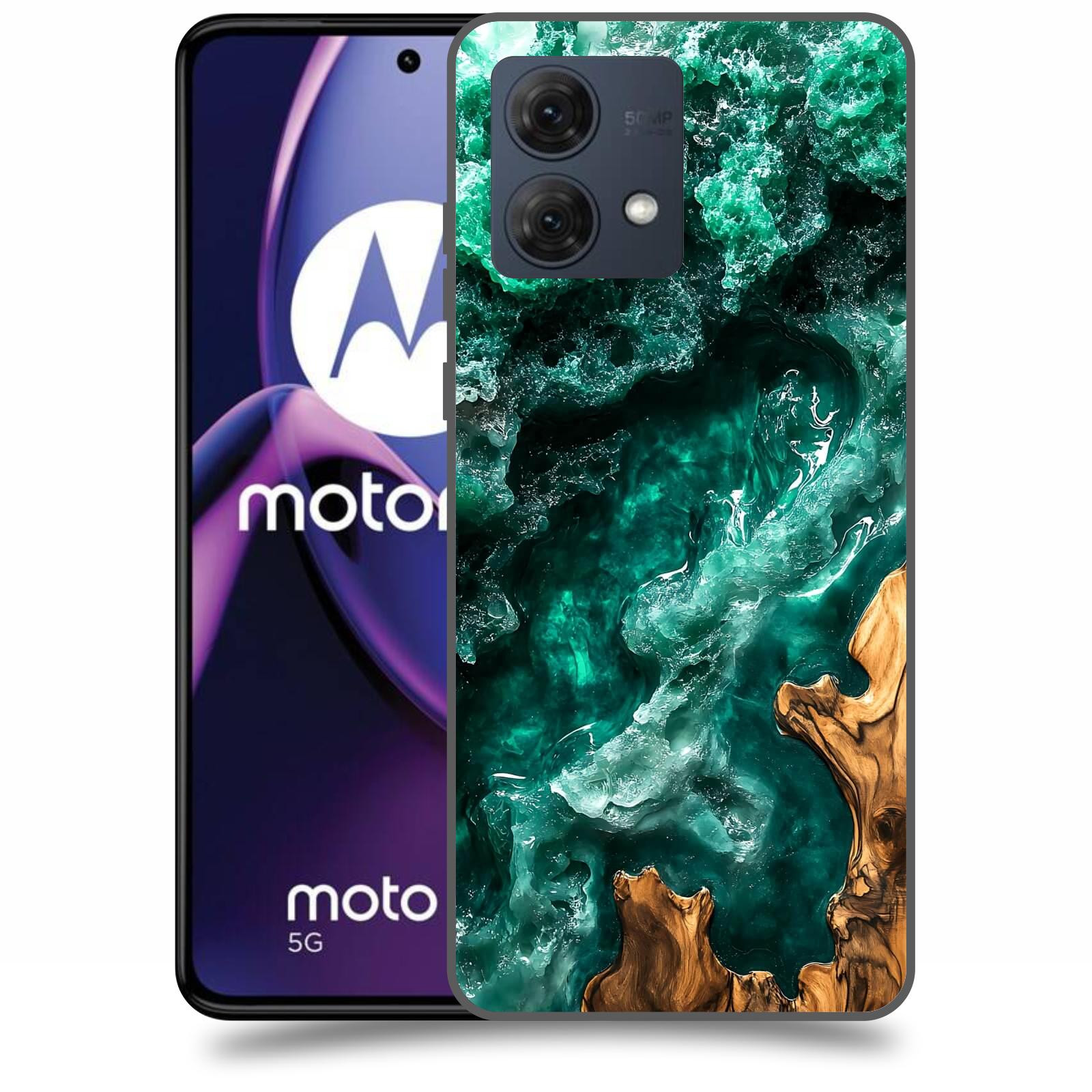 ACOVER Kryt na mobil Motorola Moto G84 5G - Forest Wood I