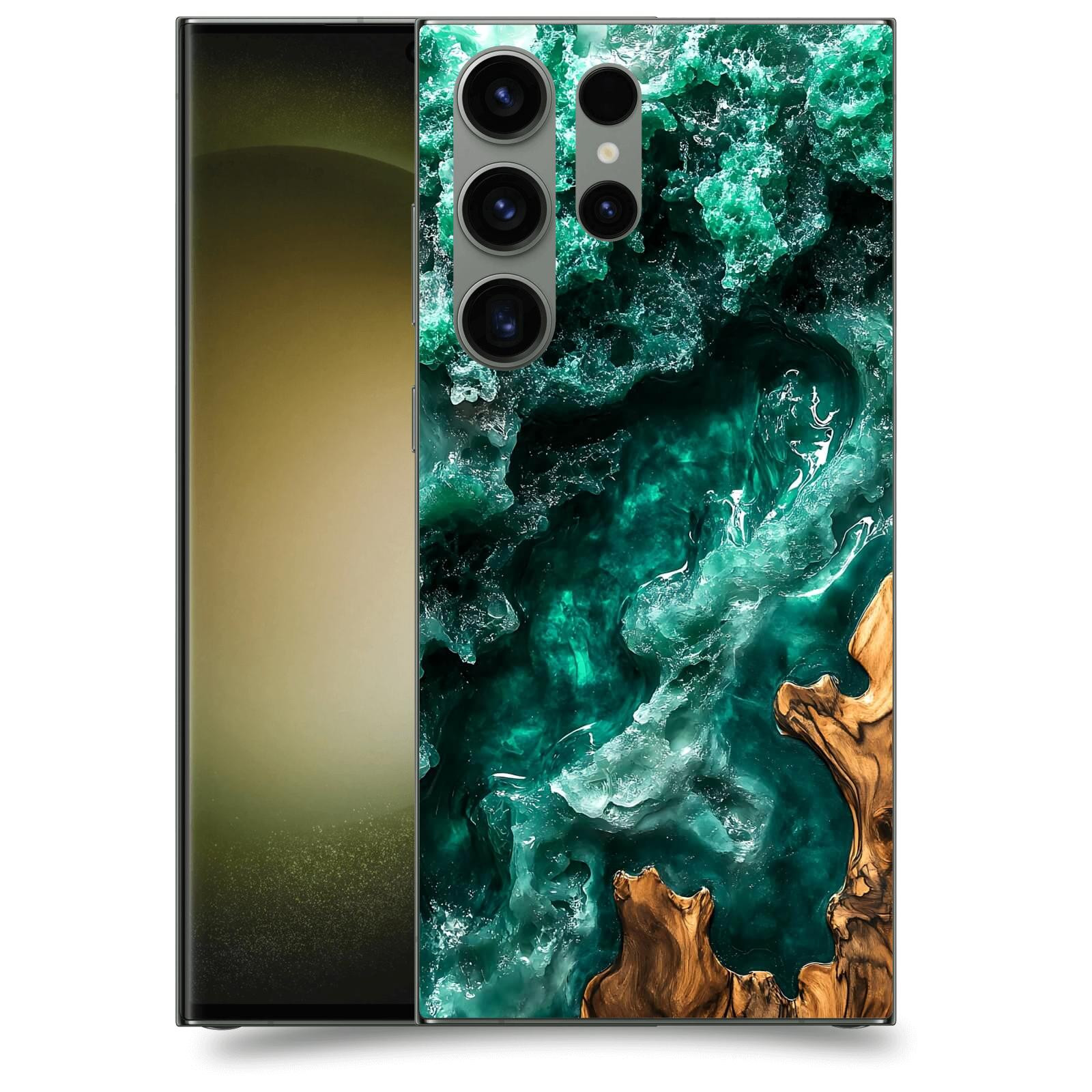 ACOVER Kryt na mobil Samsung Galaxy S23 Ultra 5G - Forest Wood I