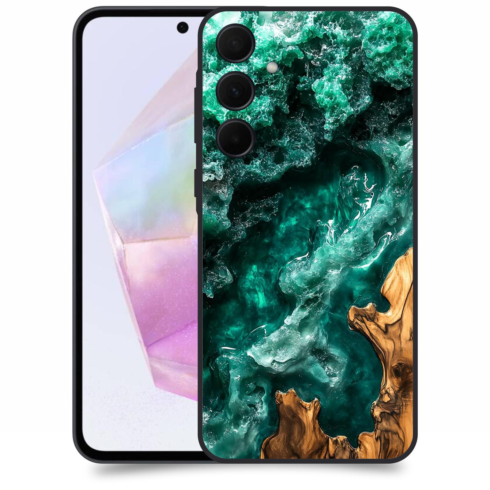 ACOVER Kryt na mobil Samsung Galaxy A35 5G - Forest Wood I