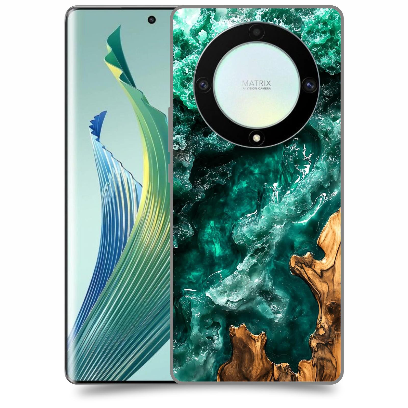 ACOVER Kryt na mobil Honor Magic 5 Lite 5G - Forest Wood I