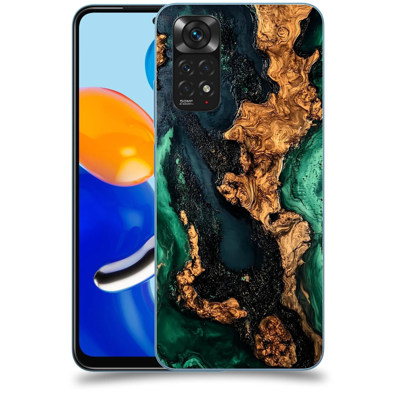 ACOVER Kryt na mobil Xiaomi Redmi Note 11 - Forest Wood II
