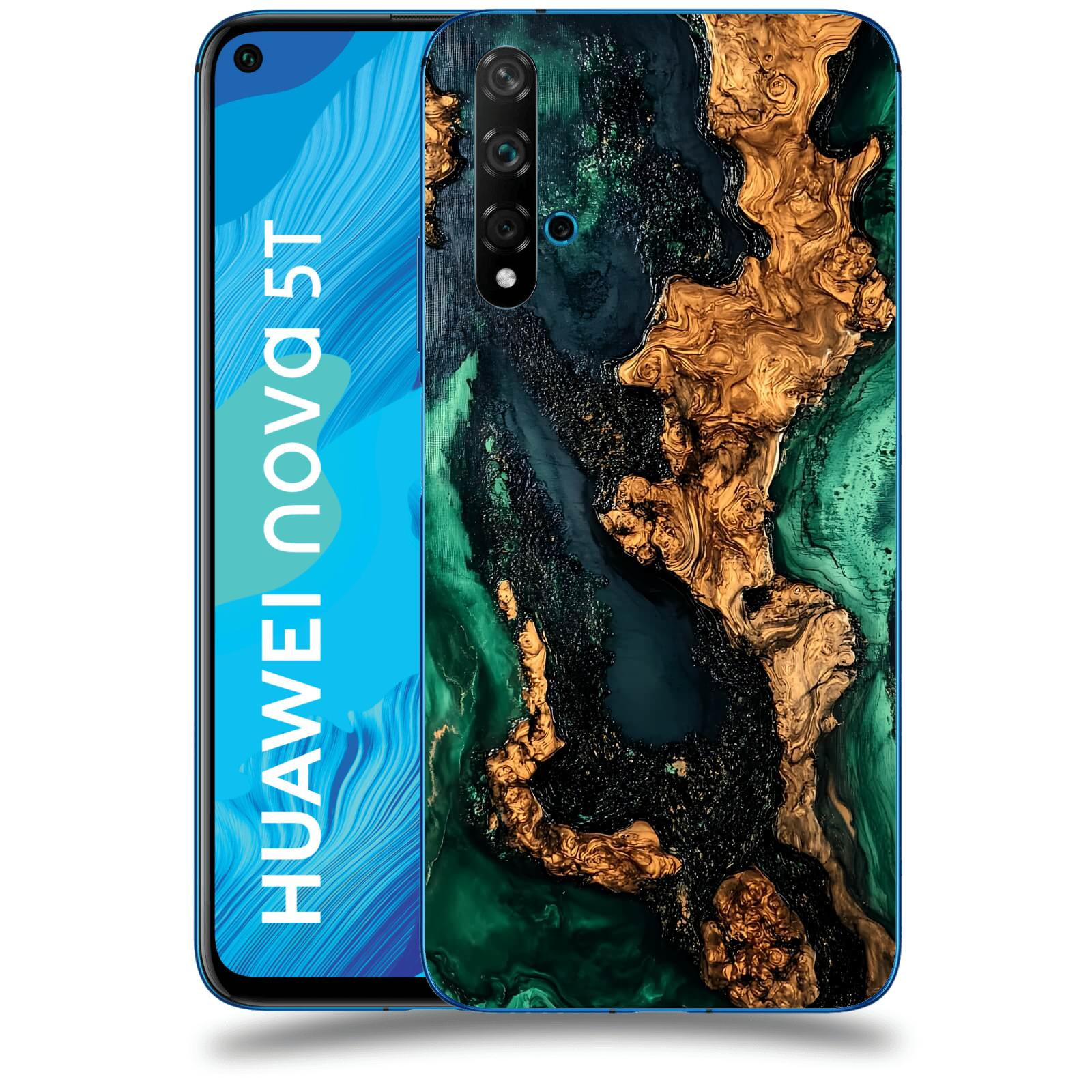 ACOVER Kryt na mobil Huawei Nova 5T - Forest Wood II