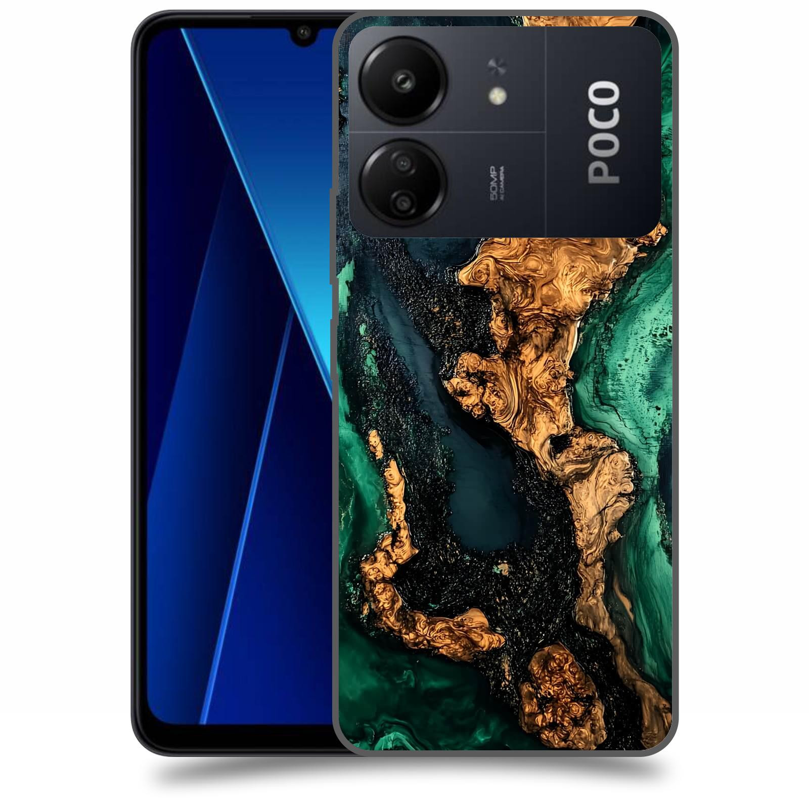 ACOVER Kryt na mobil Poco C65 - Forest Wood II