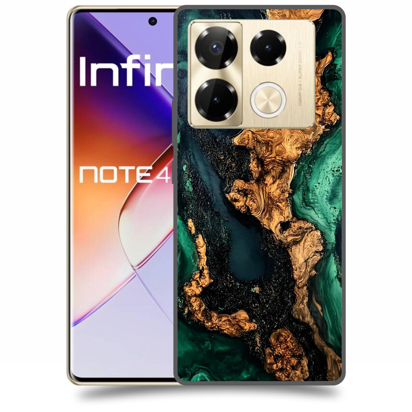 ACOVER Kryt na mobil Infinix Note 40 PRO - Forest Wood II