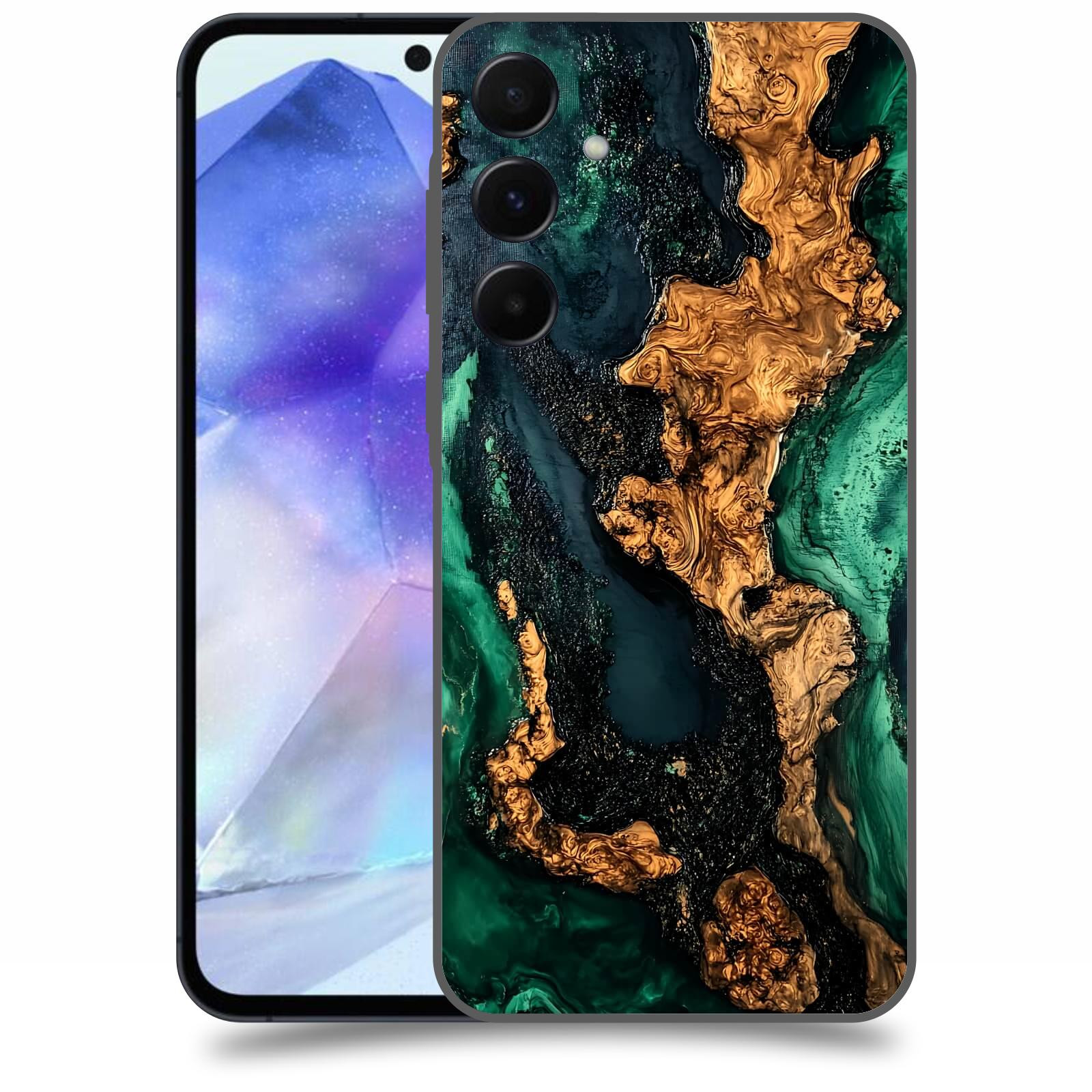 ACOVER Kryt na mobil Samsung Galaxy A55 5G - Forest Wood II