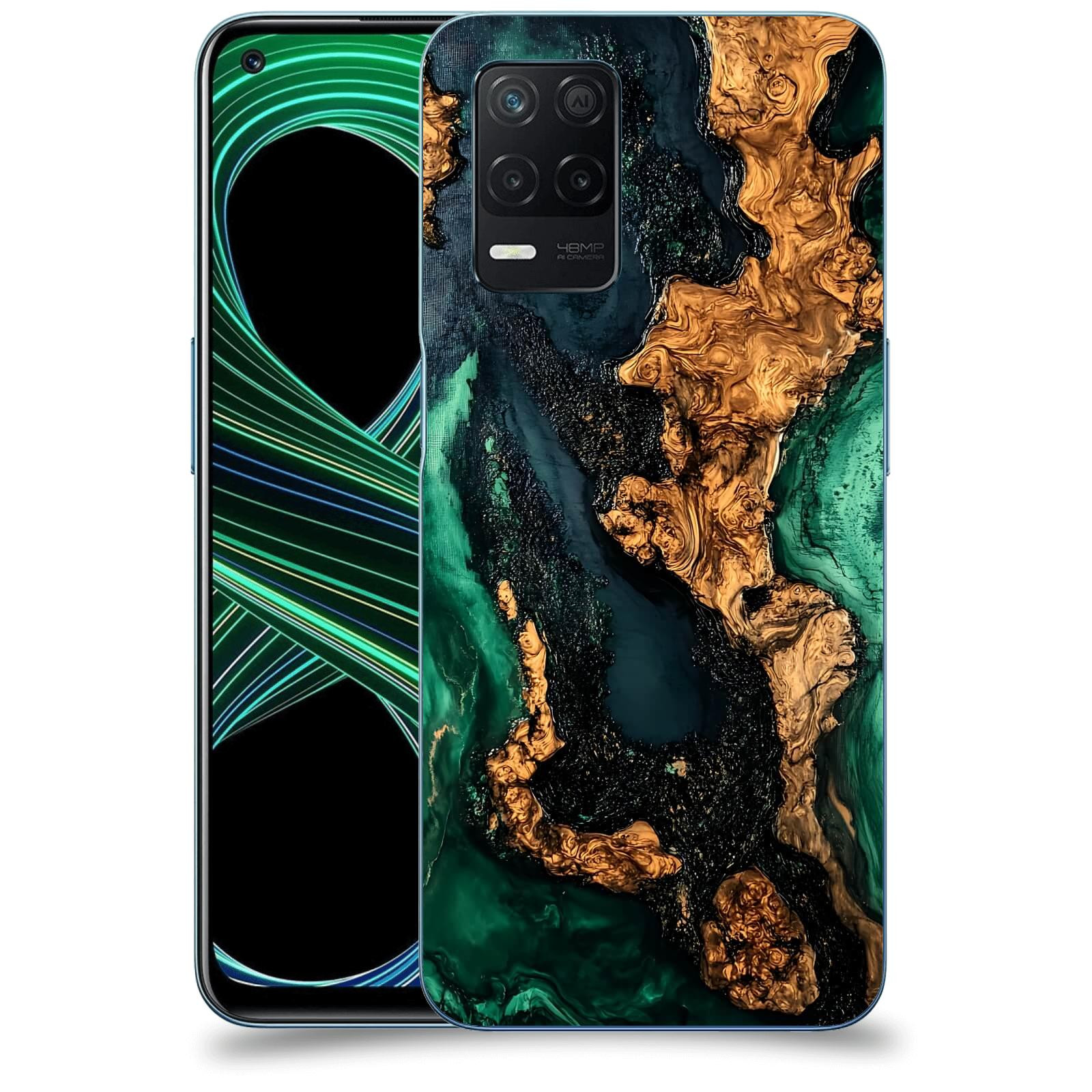 ACOVER Kryt na mobil Realme 8 5G - Forest Wood II