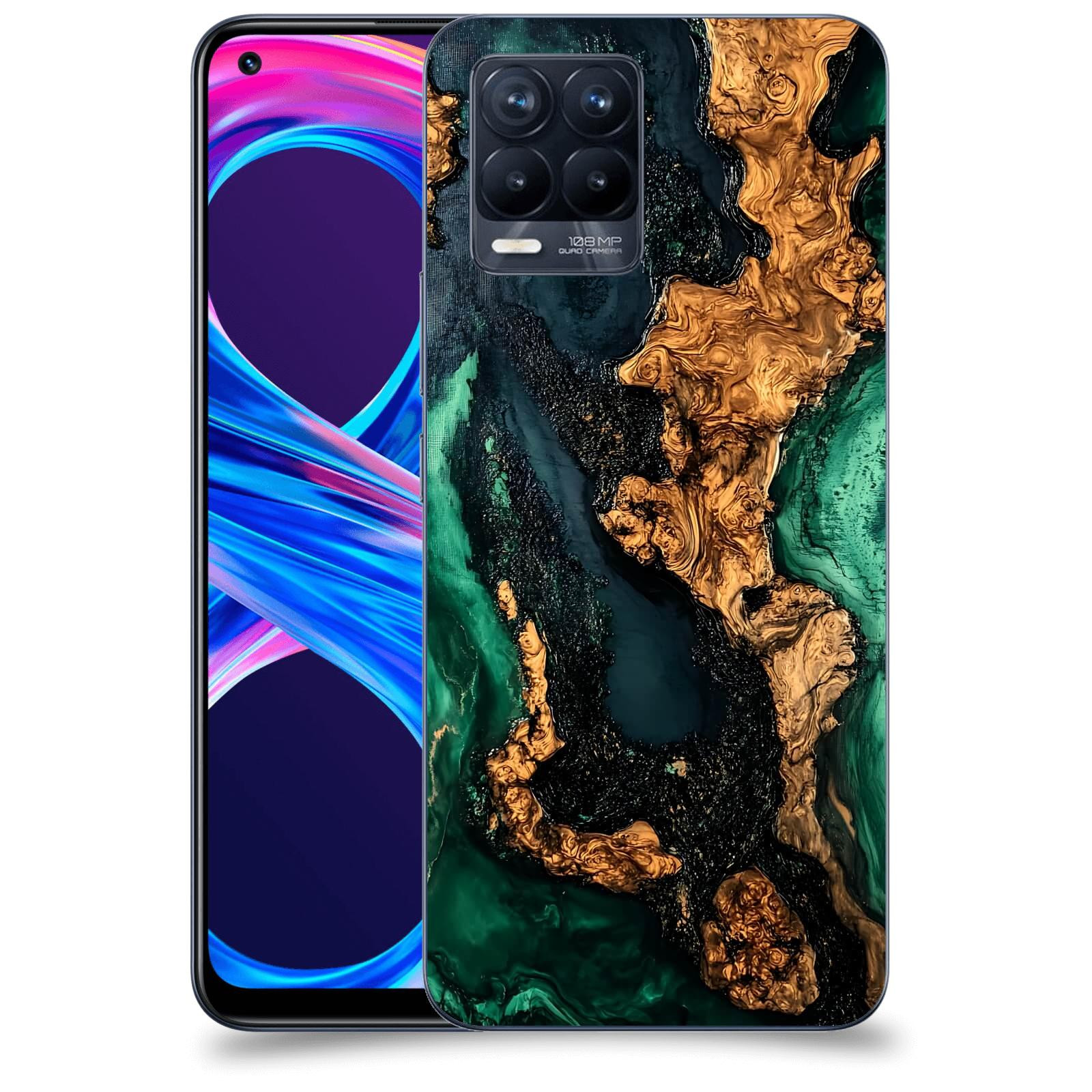 ACOVER Kryt na mobil Realme 8 Pro - Forest Wood II