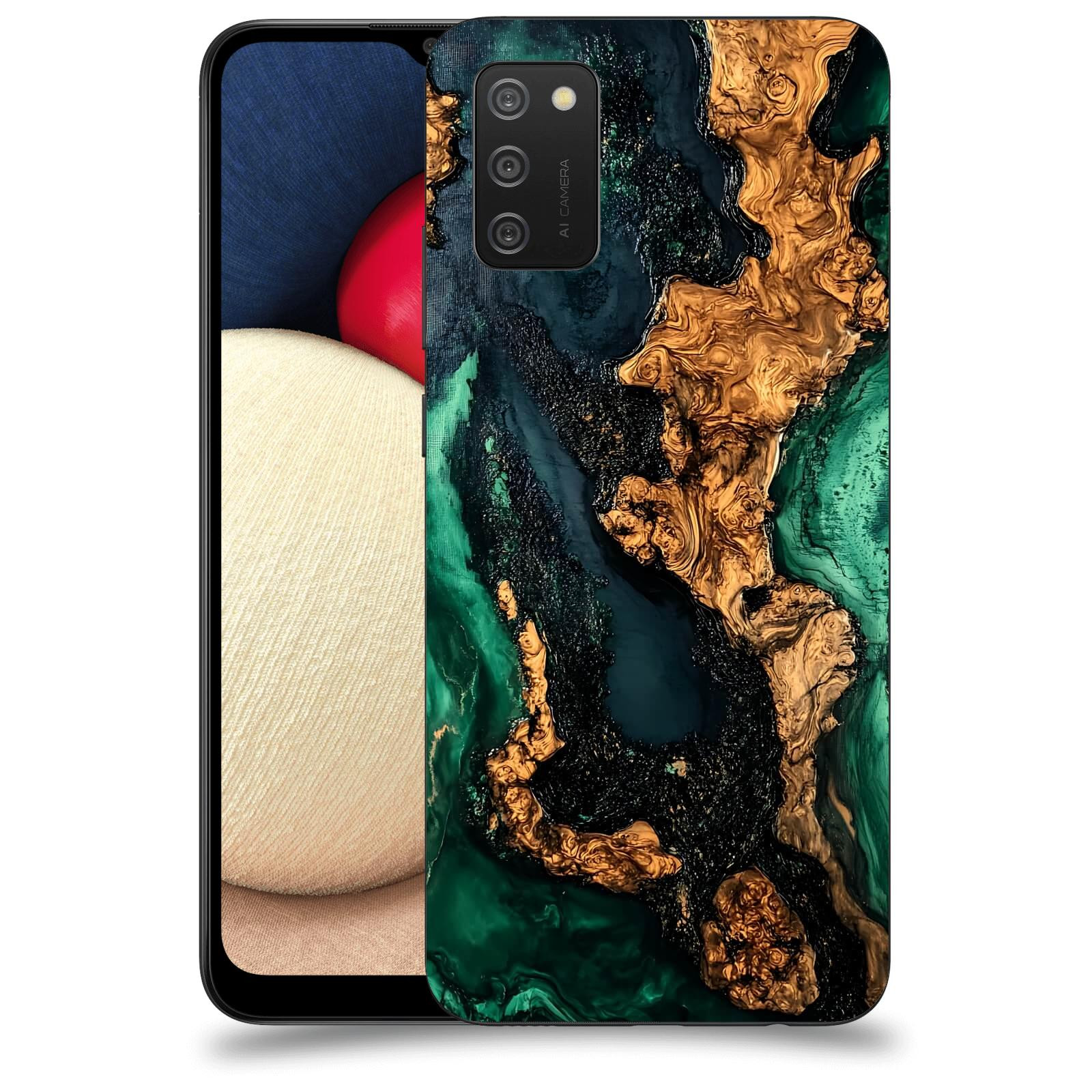 ACOVER Kryt na mobil Samsung Galaxy A02s A025G - Forest Wood II